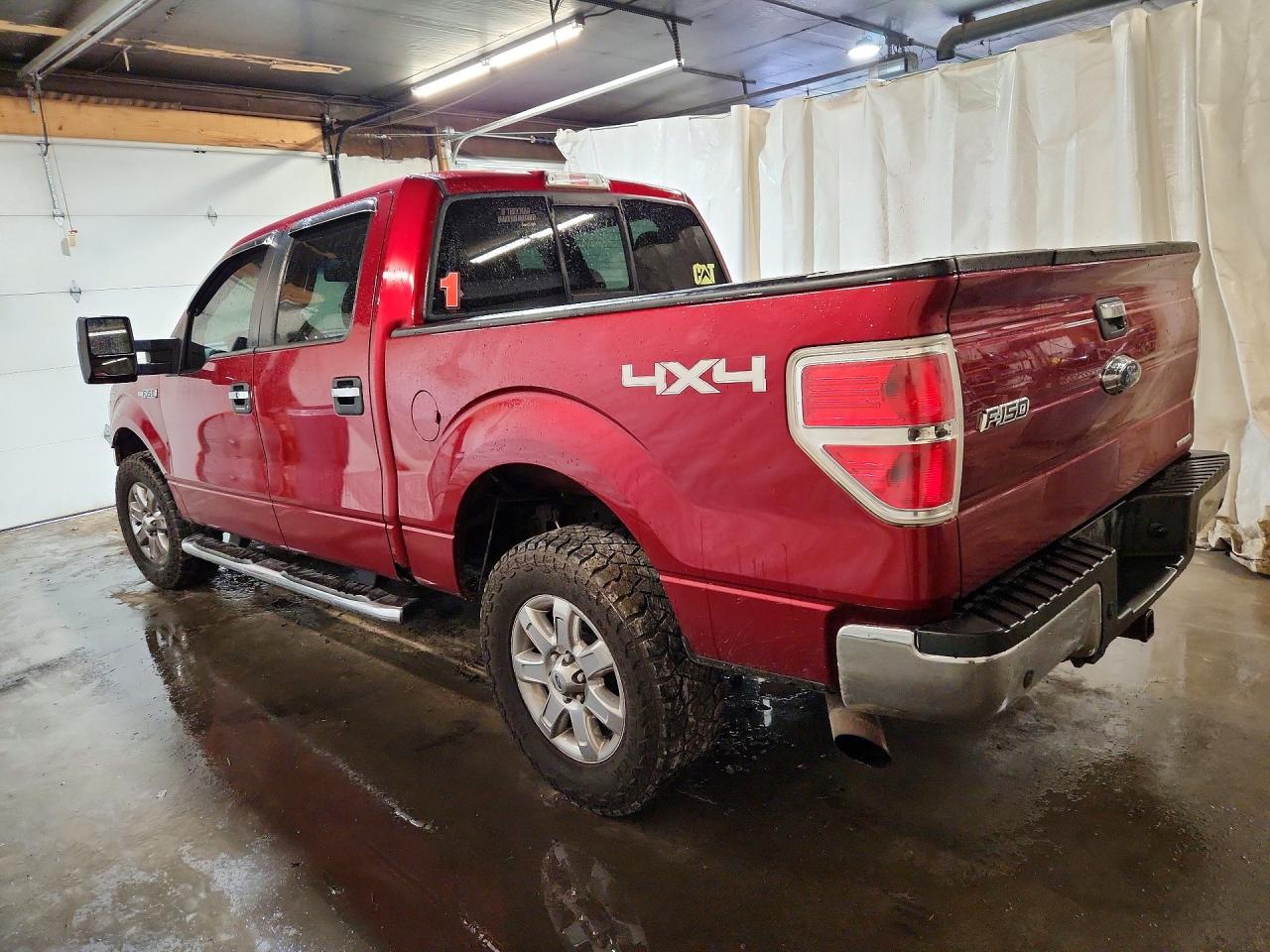 2014 Ford F150 Supercrew Burgundy vin: 1FTFW1EF0EFC64271