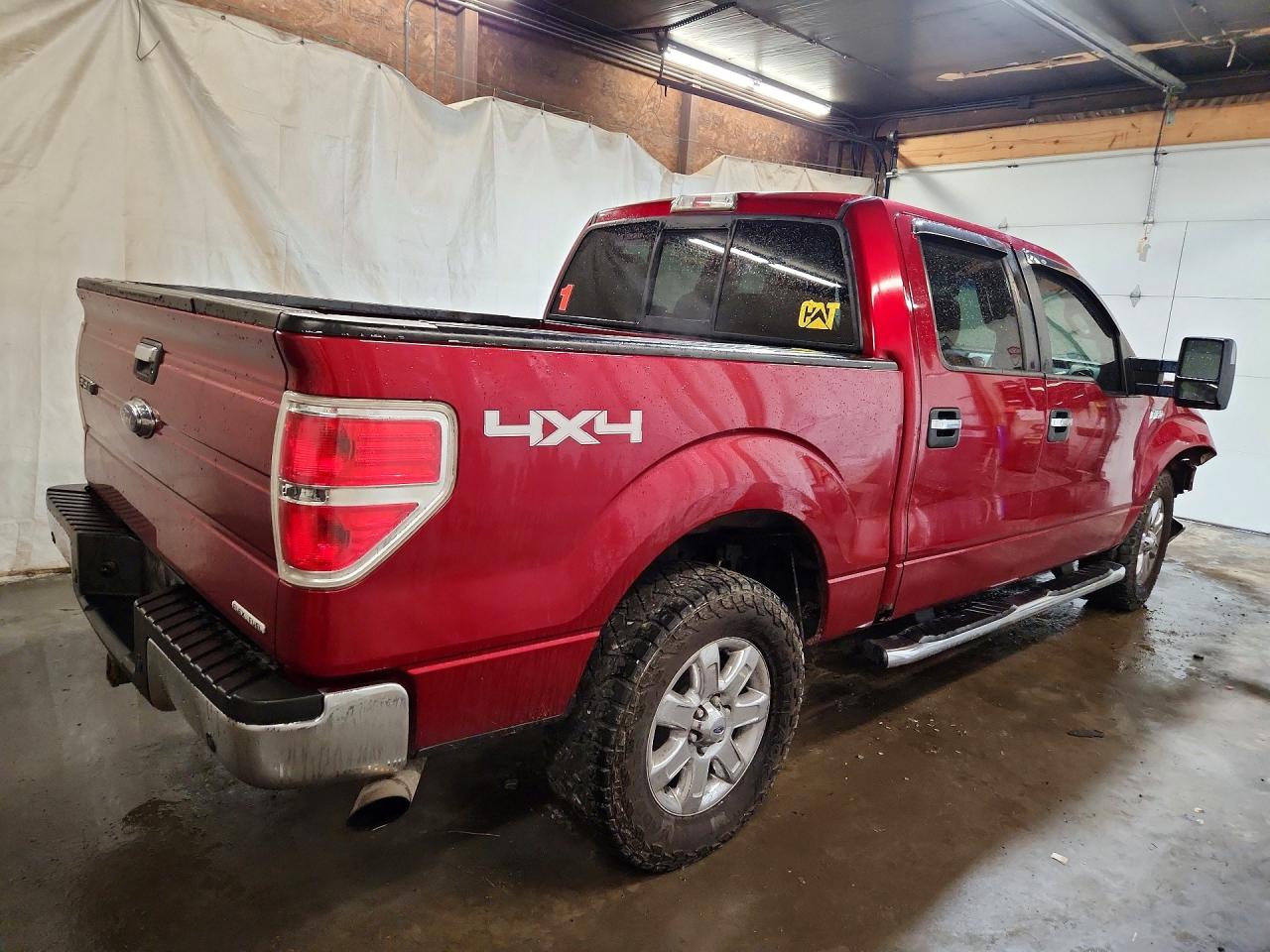 2014 Ford F150 Supercrew Burgundy vin: 1FTFW1EF0EFC64271