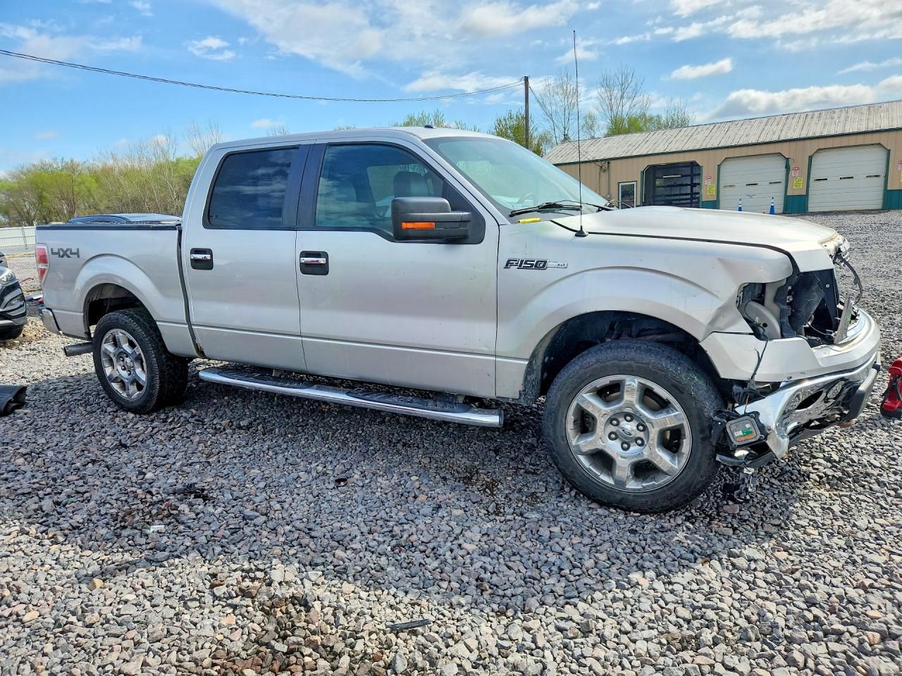 2014 Ford F150 Supercrew Silver vin: 1FTFW1EF0EKD36870