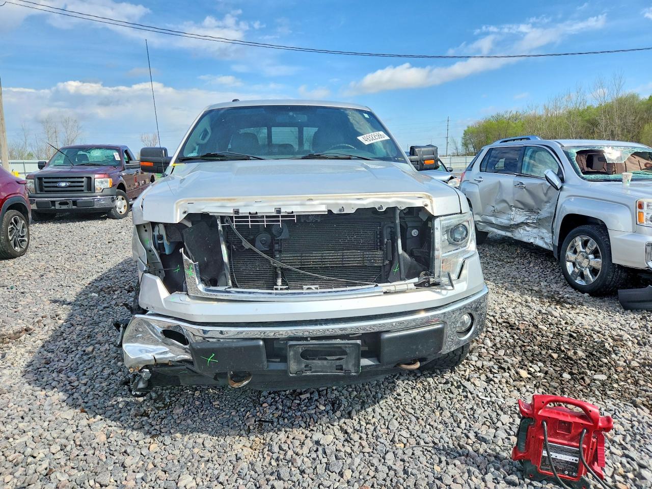 2014 Ford F150 Supercrew Silver vin: 1FTFW1EF0EKD36870