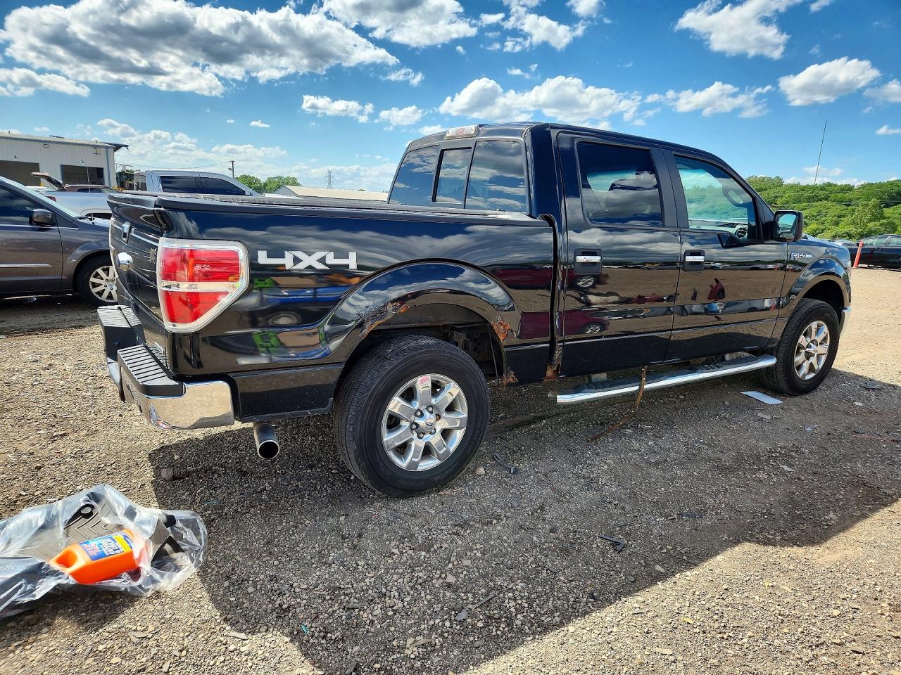 2014 Ford F150 Supercrew Черный vin: 1FTFW1EF0EKE08182