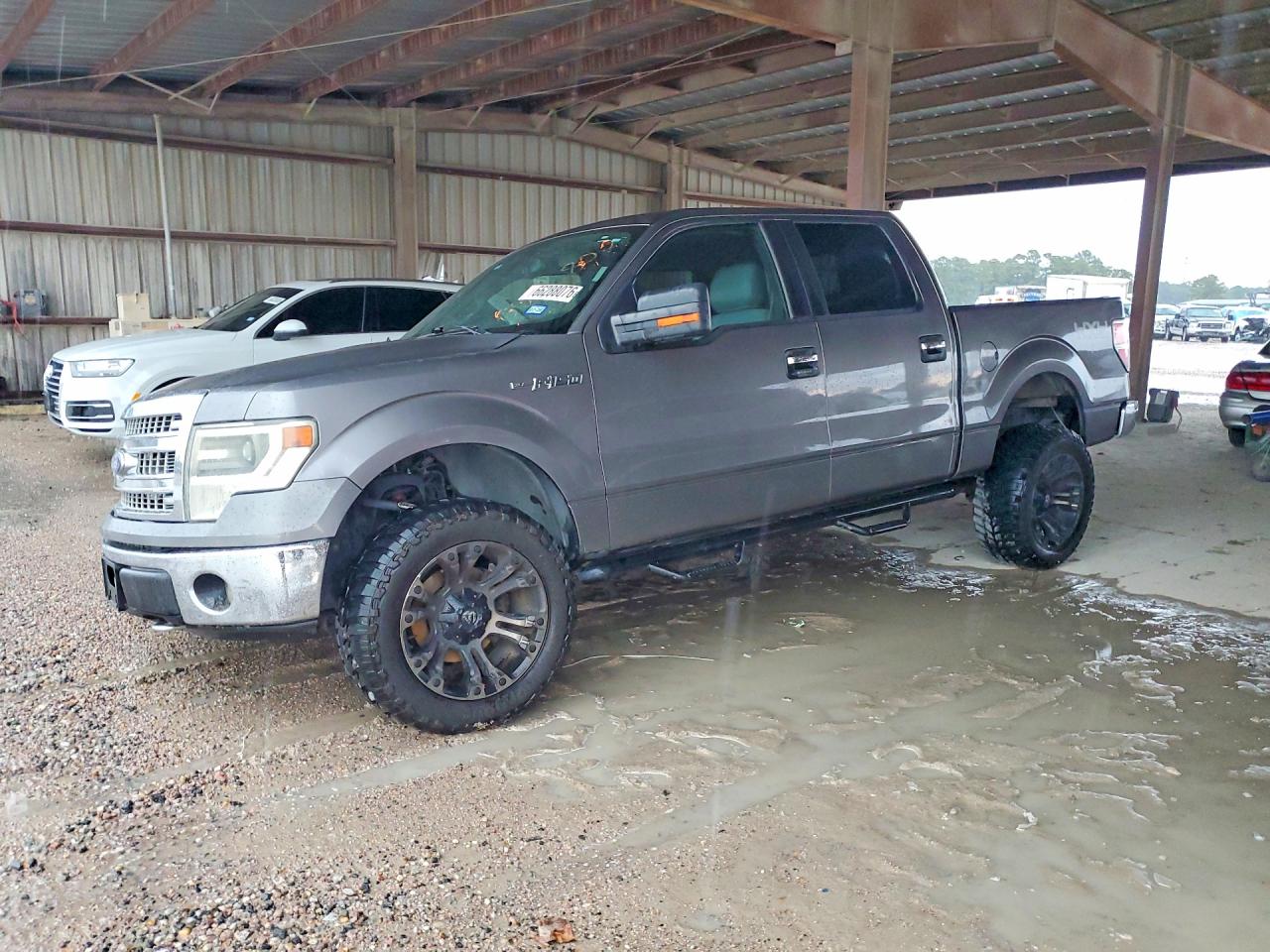 2014 Ford F150 Supercrew Gray vin: 1FTFW1EF0EKF43145