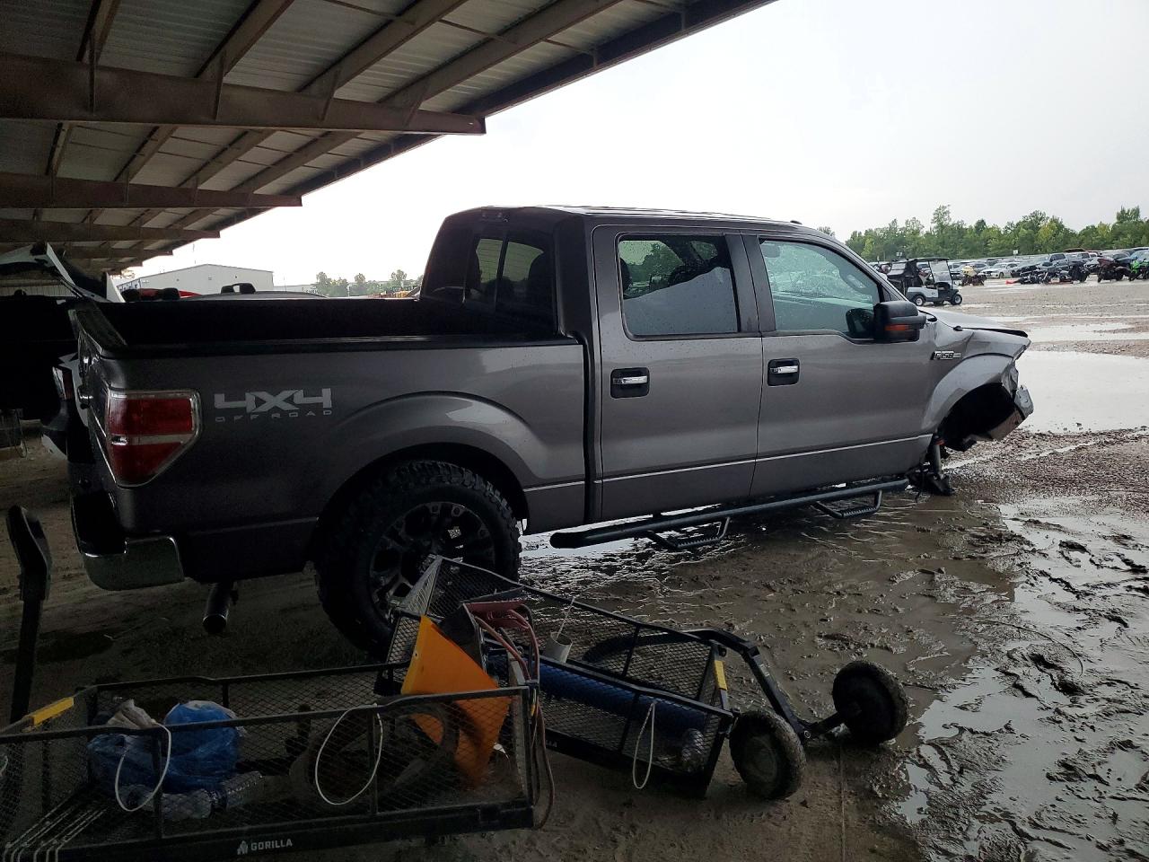 2014 Ford F150 Supercrew Gray vin: 1FTFW1EF0EKF43145