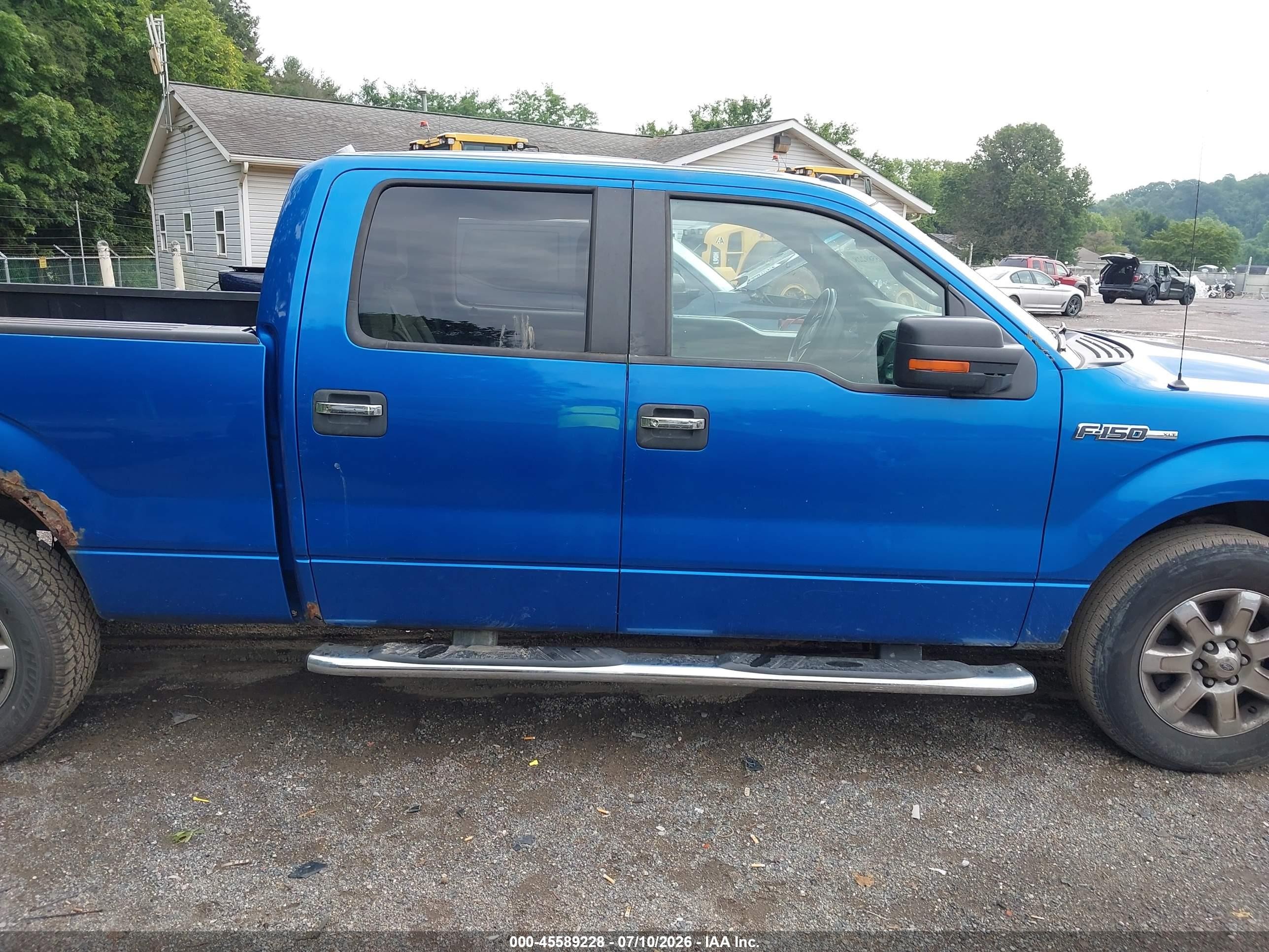 2014 Ford F-150 Xlt Blue vin: 1FTFW1EF0EKF71317