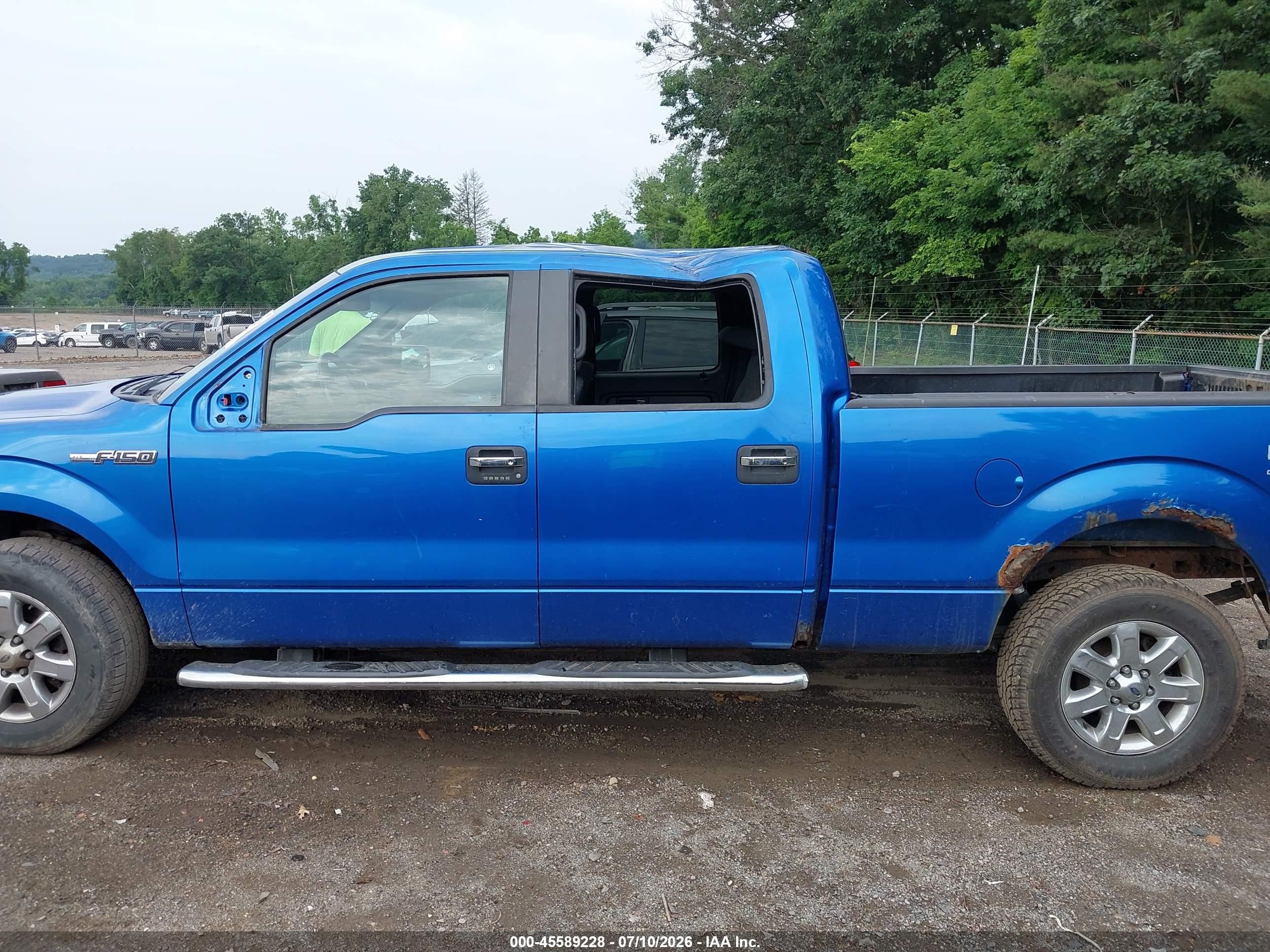 2014 Ford F-150 Xlt Blue vin: 1FTFW1EF0EKF71317