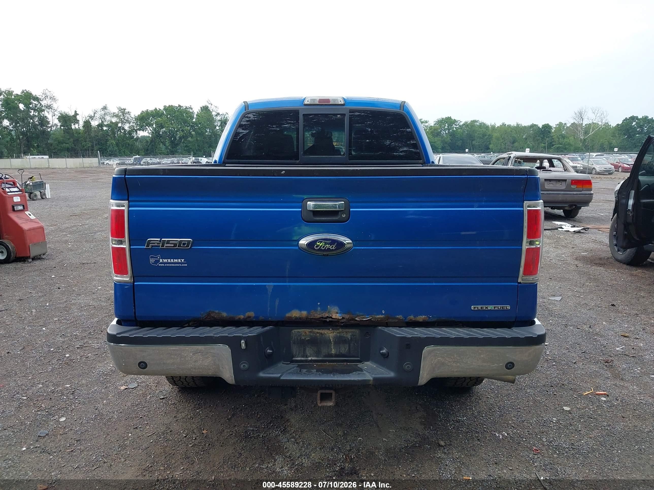 2014 Ford F-150 Xlt Blue vin: 1FTFW1EF0EKF71317