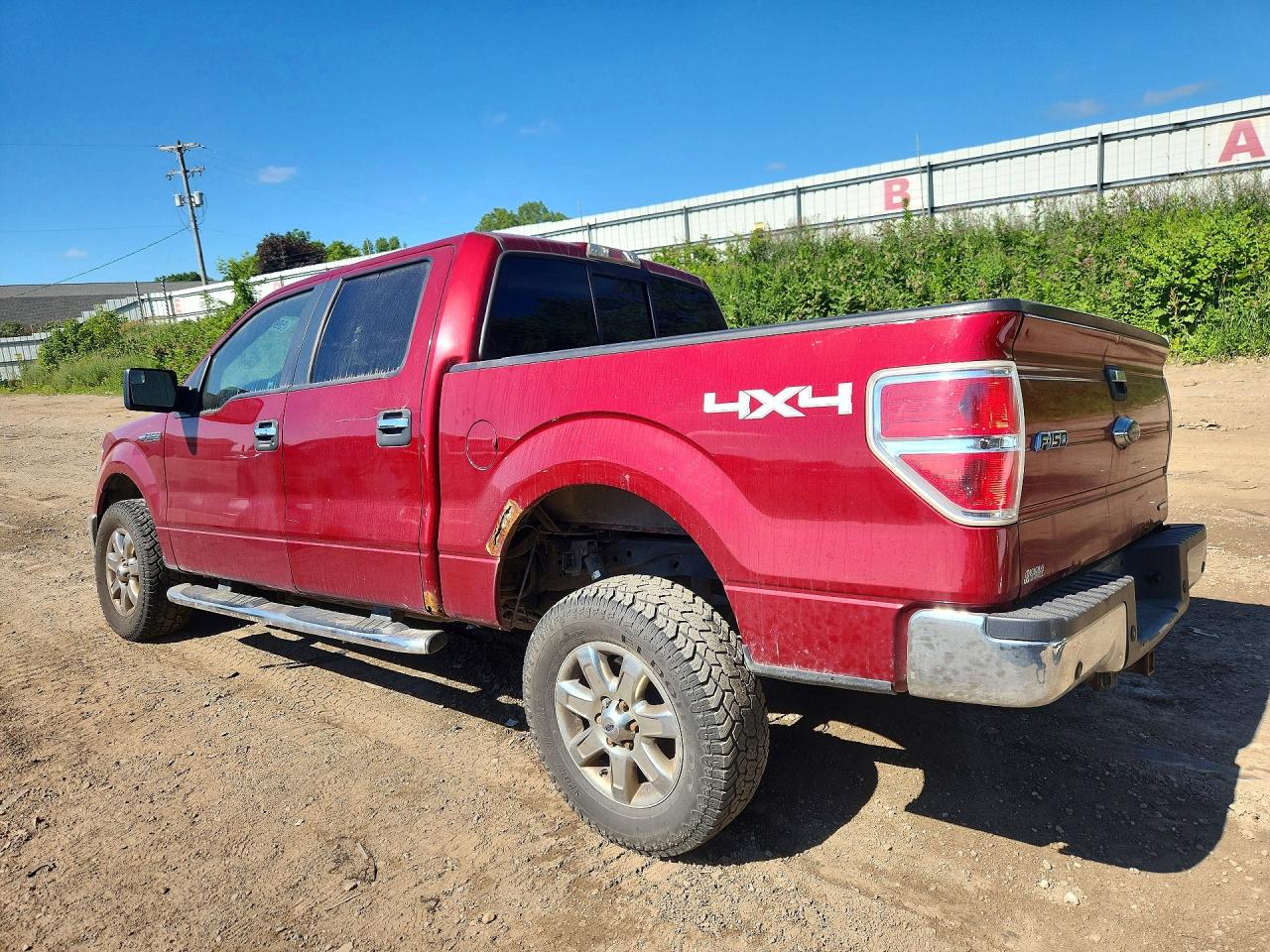 2014 Ford F150 Supercrew Красный vin: 1FTFW1EF0EKF71849