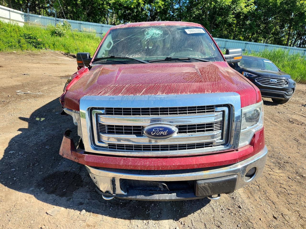 2014 Ford F150 Supercrew Красный vin: 1FTFW1EF0EKF71849