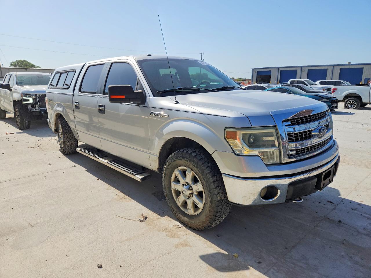 2014 Ford F150 Supercrew Silver vin: 1FTFW1EF0EKF72435