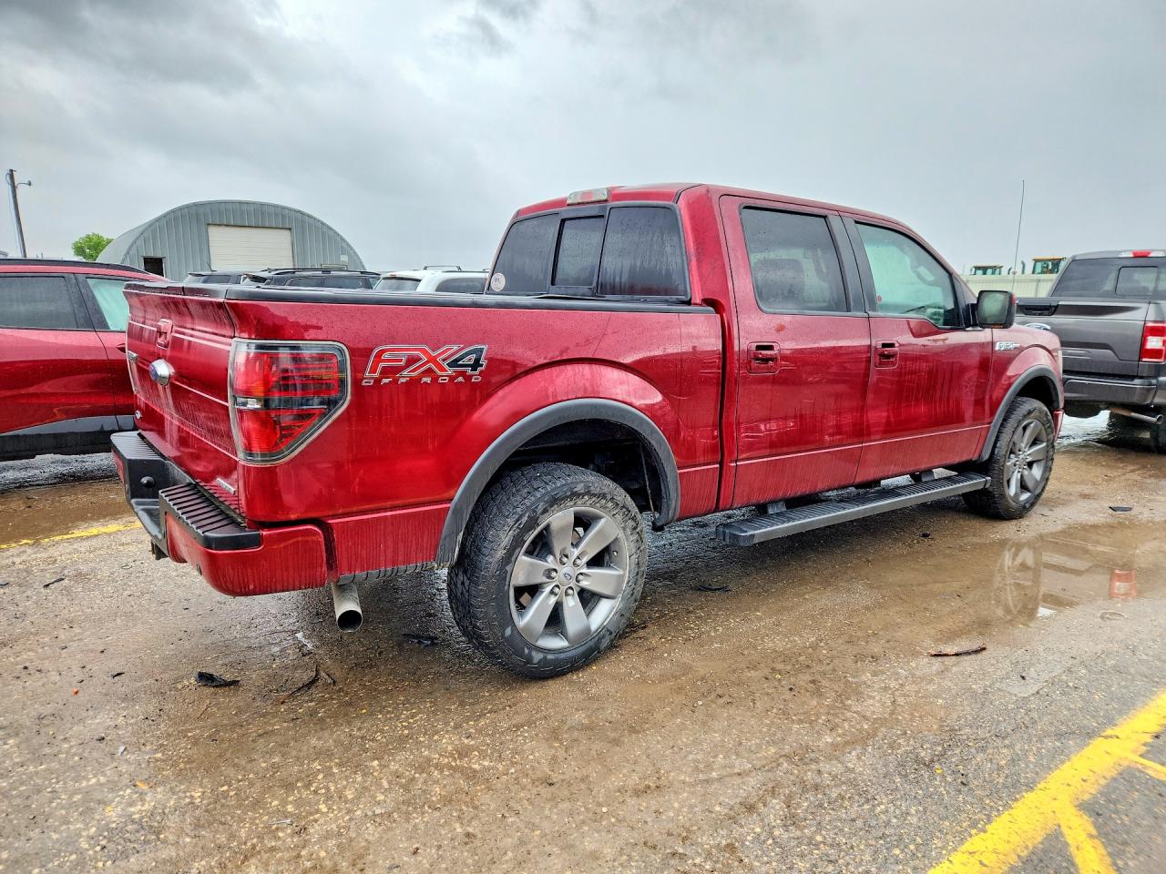 2014 Ford F150 Supercrew Burgundy vin: 1FTFW1EF0EKF97979