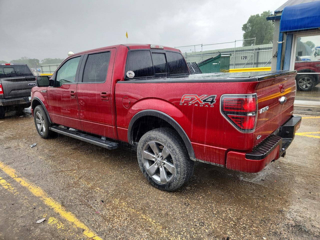 2014 Ford F150 Supercrew Burgundy vin: 1FTFW1EF0EKF97979
