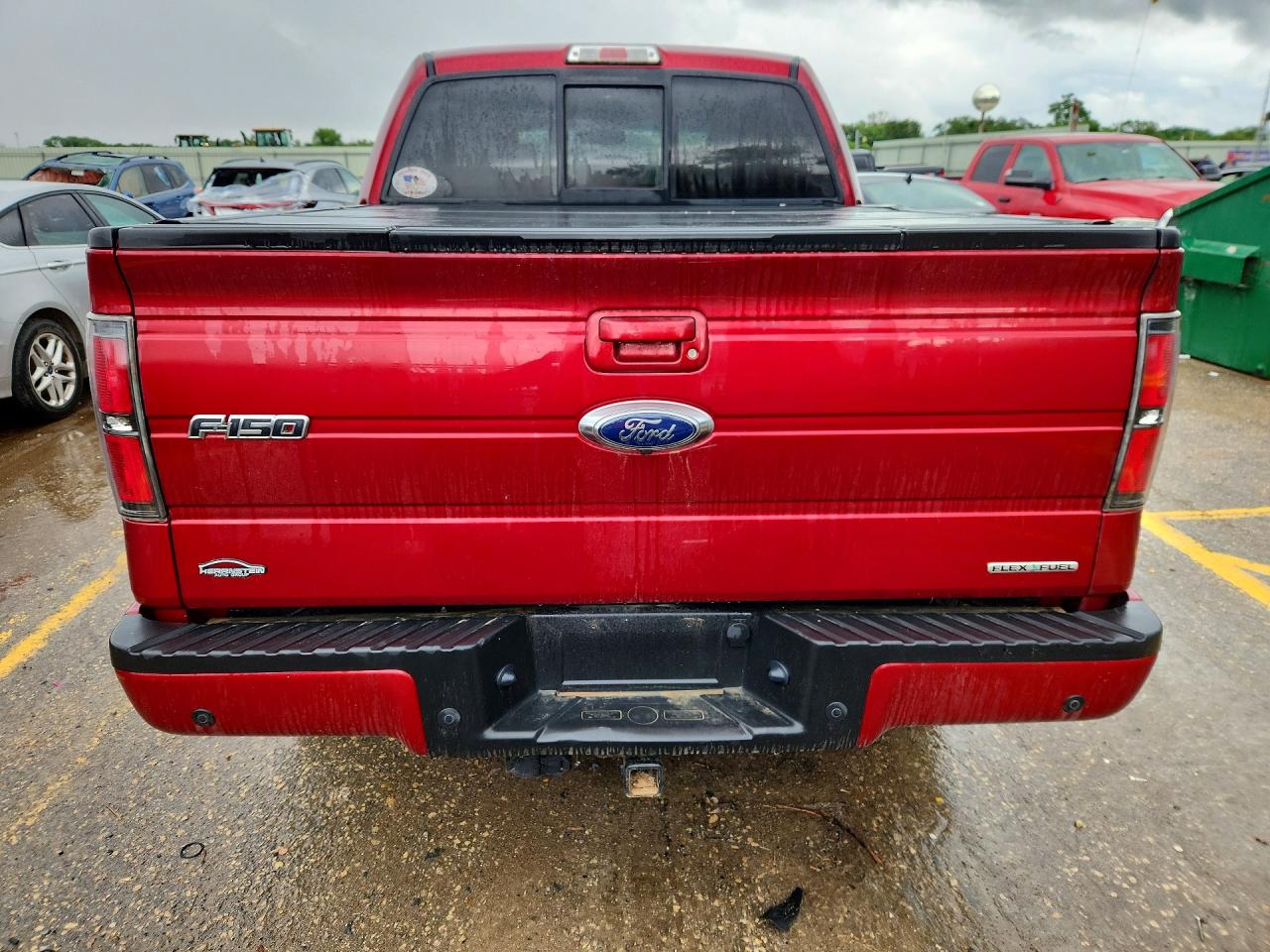 2014 Ford F150 Supercrew Burgundy vin: 1FTFW1EF0EKF97979