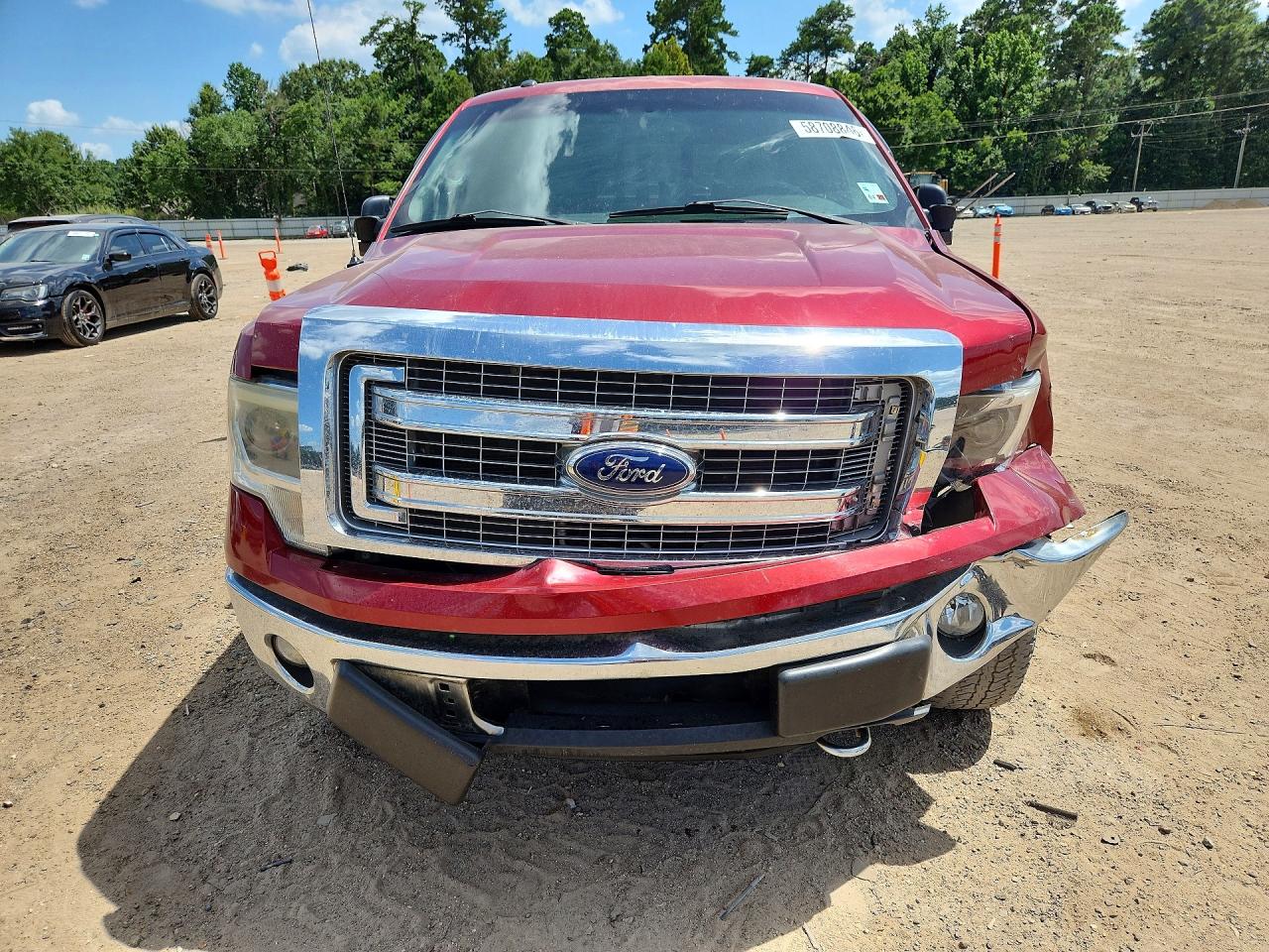 2014 Ford F150 Supercrew Maroon vin: 1FTFW1EF0EKG04672