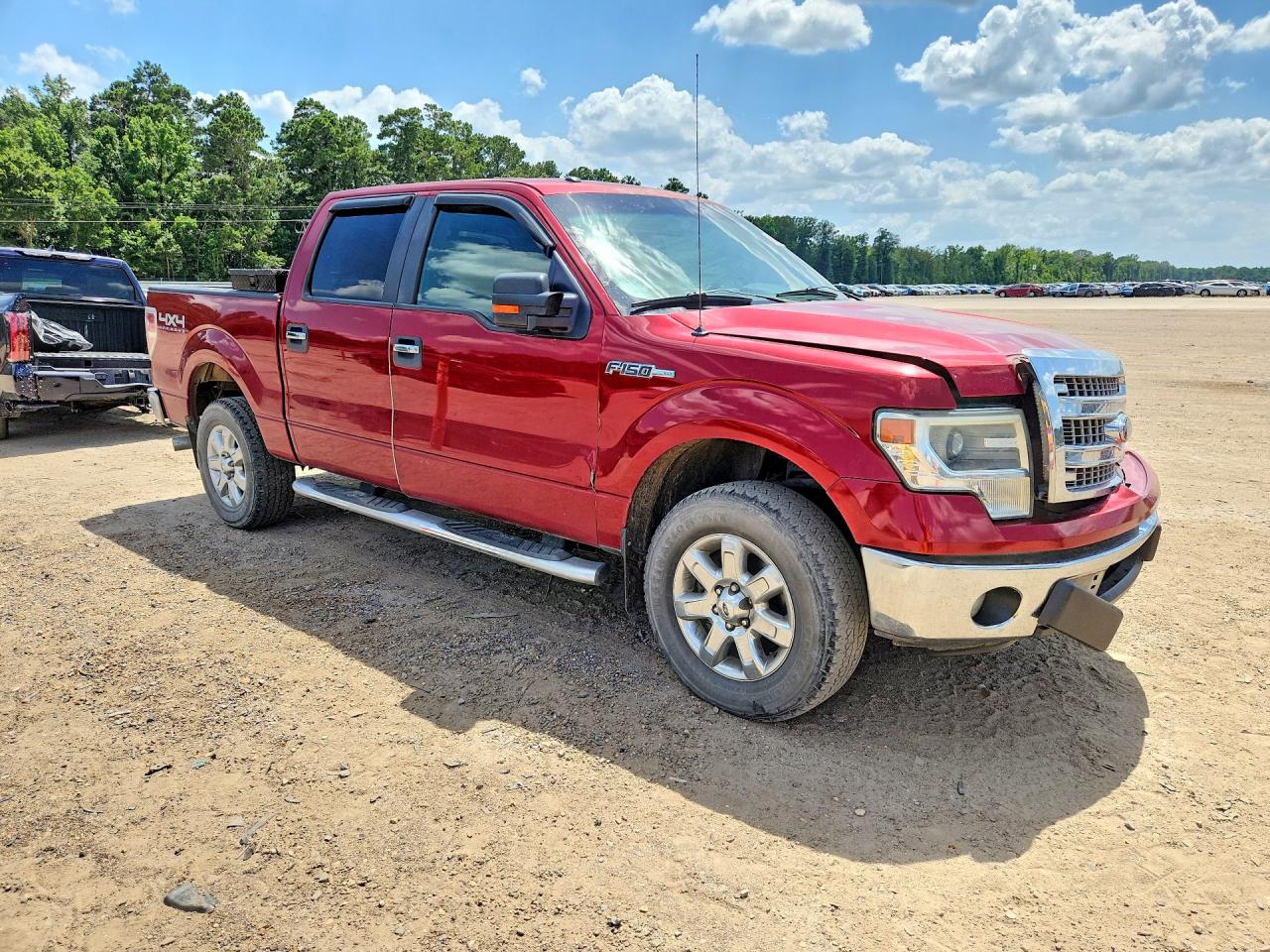 2014 Ford F150 Supercrew Maroon vin: 1FTFW1EF0EKG04672