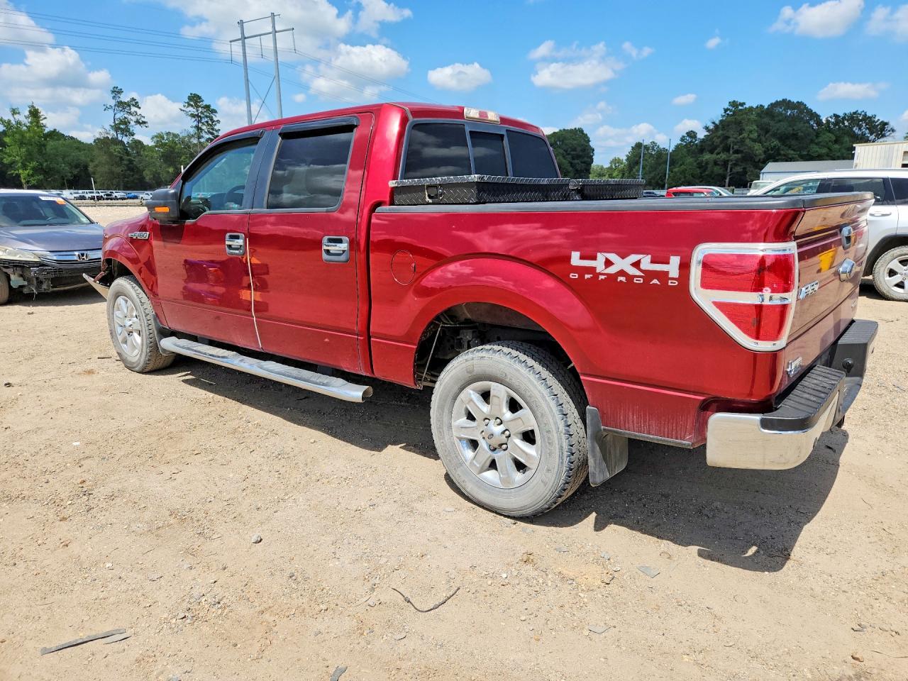 2014 Ford F150 Supercrew Maroon vin: 1FTFW1EF0EKG04672