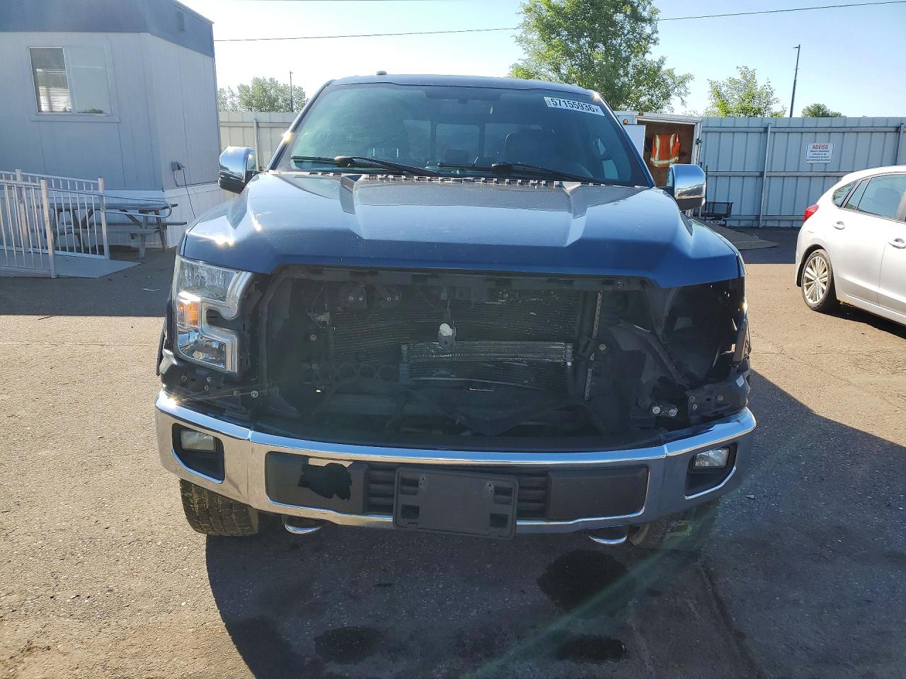 2015 Ford F150 Supercrew Blue vin: 1FTFW1EF0FFC20420