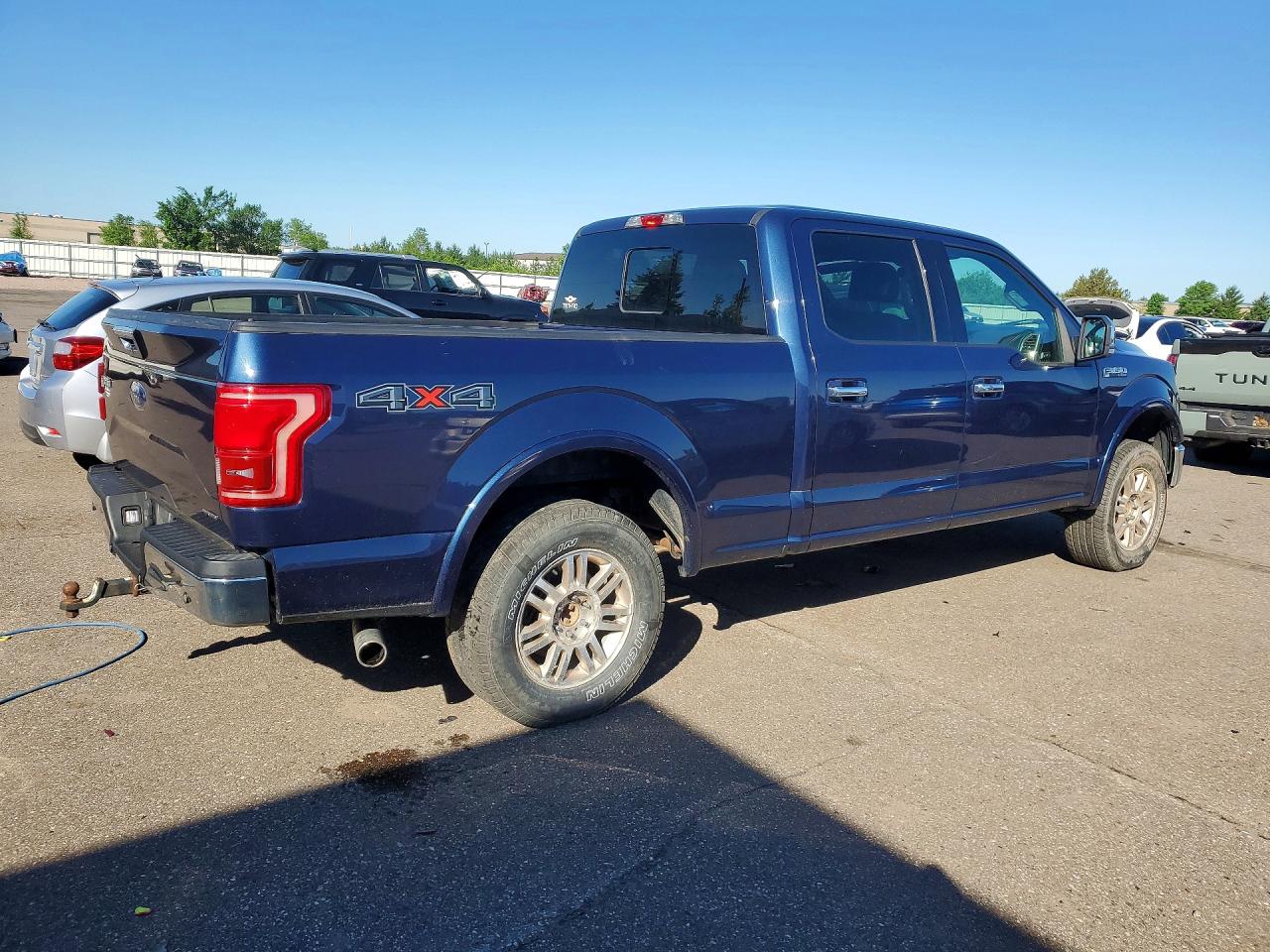 2015 Ford F150 Supercrew Blue vin: 1FTFW1EF0FFC20420