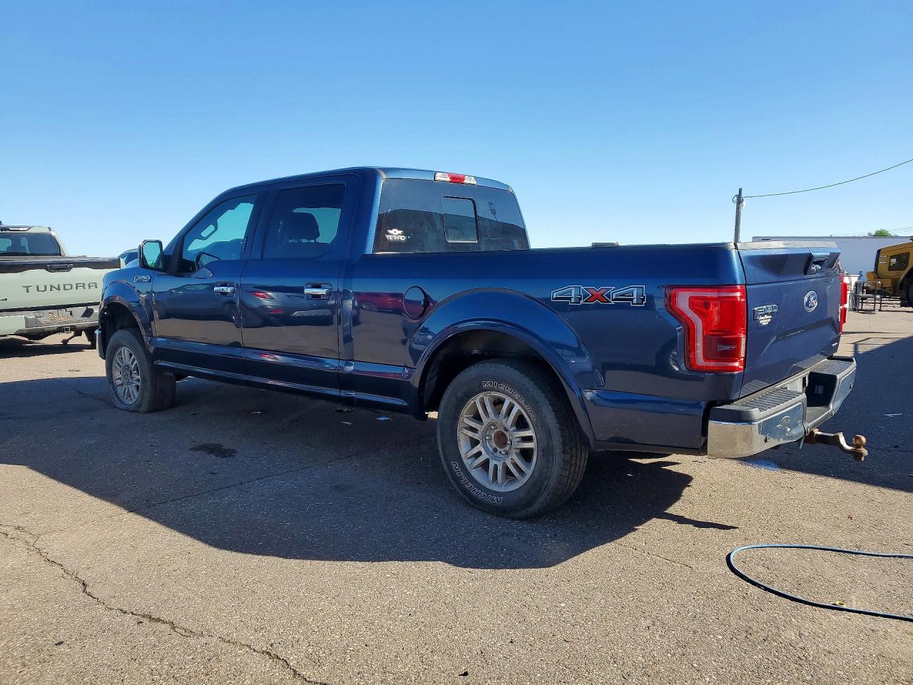 2015 Ford F150 Supercrew Blue vin: 1FTFW1EF0FFC20420