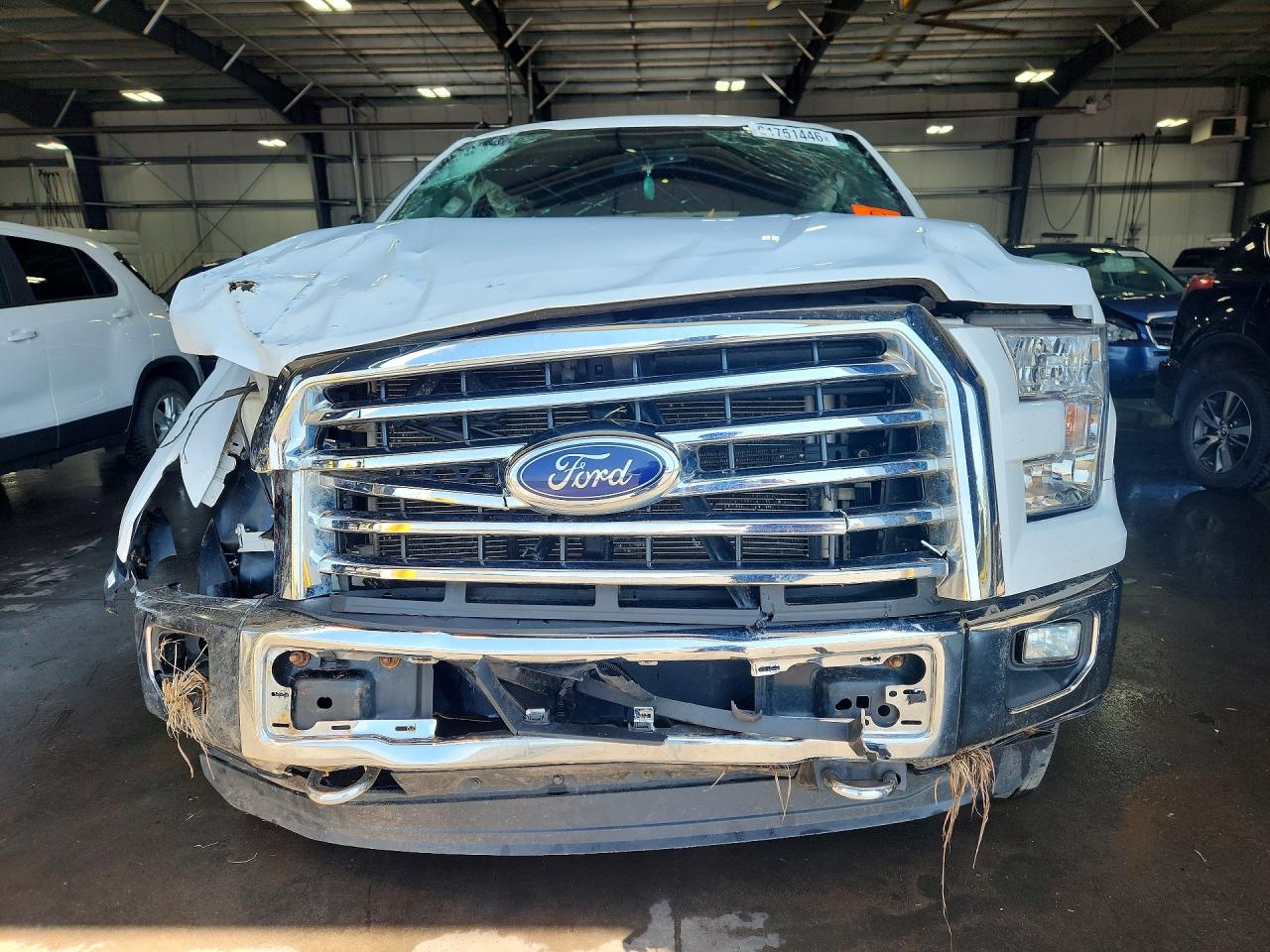 2015 Ford F150 Supercrew White vin: 1FTFW1EF0FFC79936