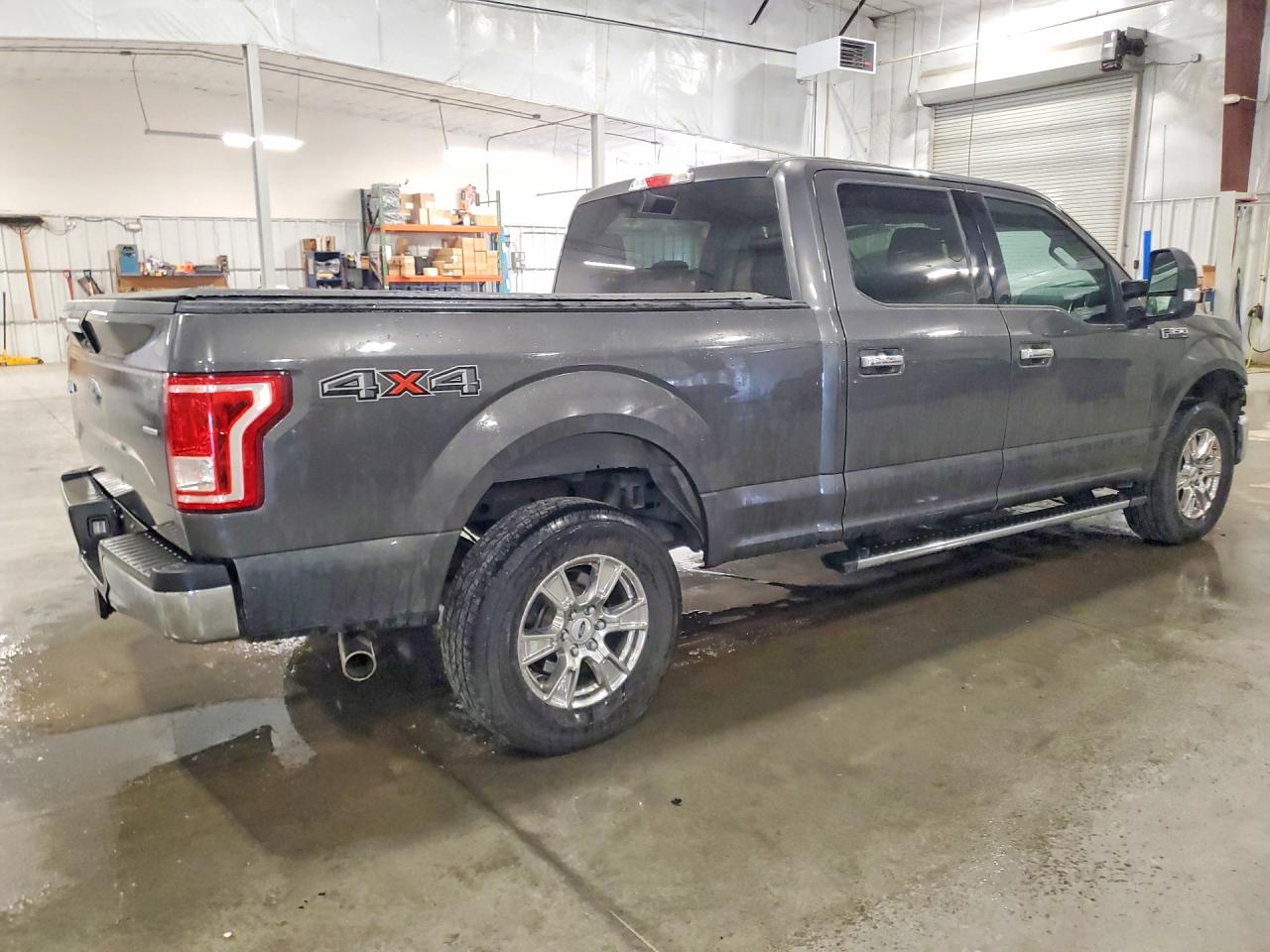 2015 Ford F150 Supercrew Серый vin: 1FTFW1EF0FKD59308