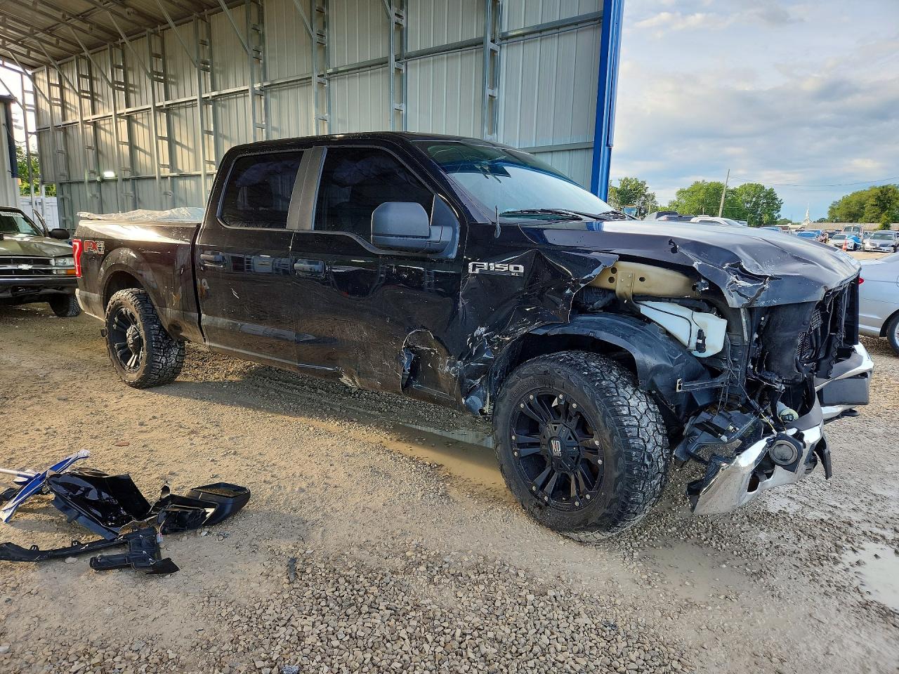 2015 Ford F150 Supercrew Black vin: 1FTFW1EF0FKE49204
