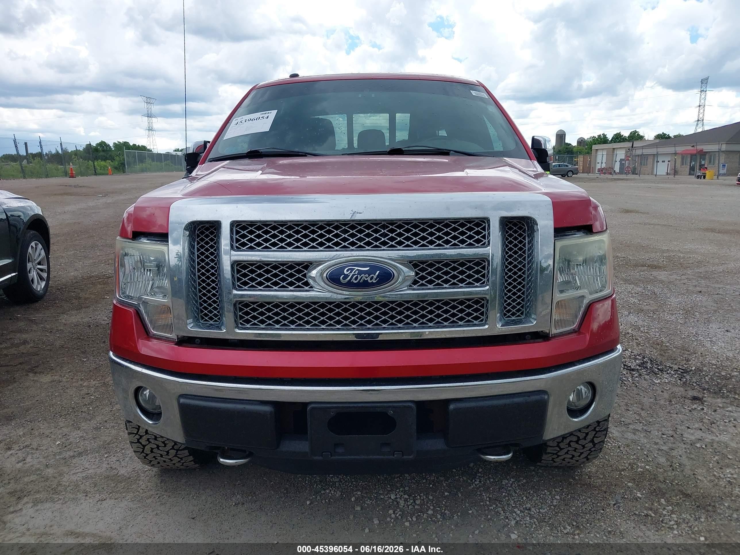 2011 Ford F-150 Fx4/king Ranch/lariat/platinum/xl/xlt Red vin: 1FTFW1EF1BFA42317