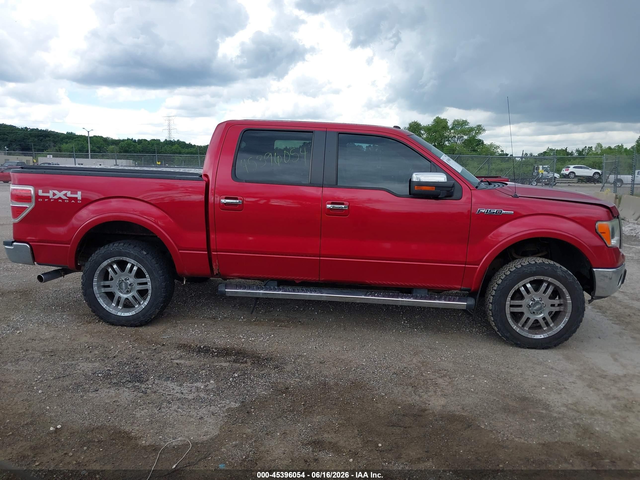 2011 Ford F-150 Fx4/king Ranch/lariat/platinum/xl/xlt Red vin: 1FTFW1EF1BFA42317