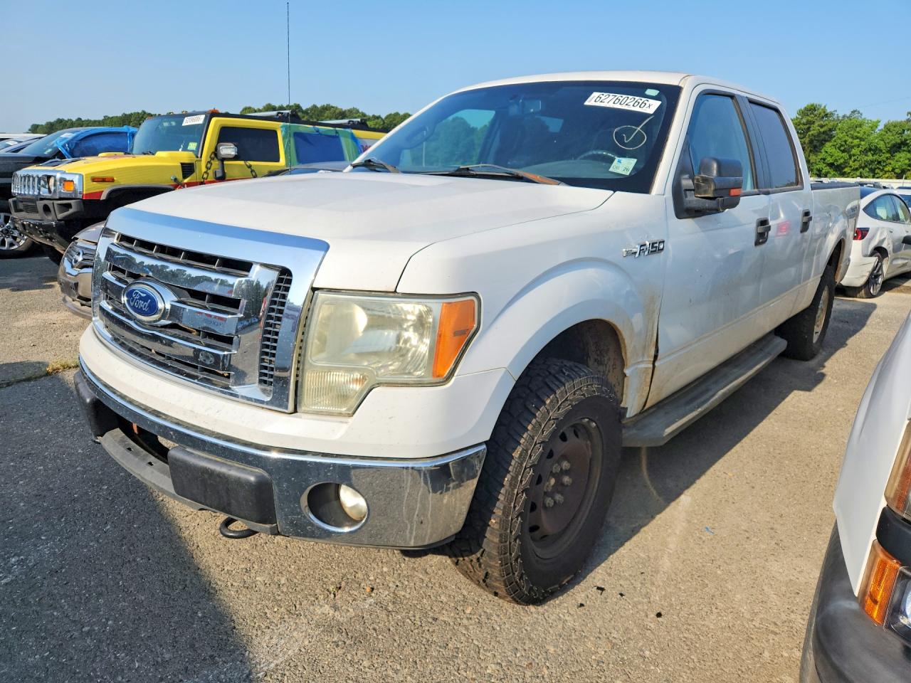 2011 Ford F150 Supercrew White vin: 1FTFW1EF1BFC06567