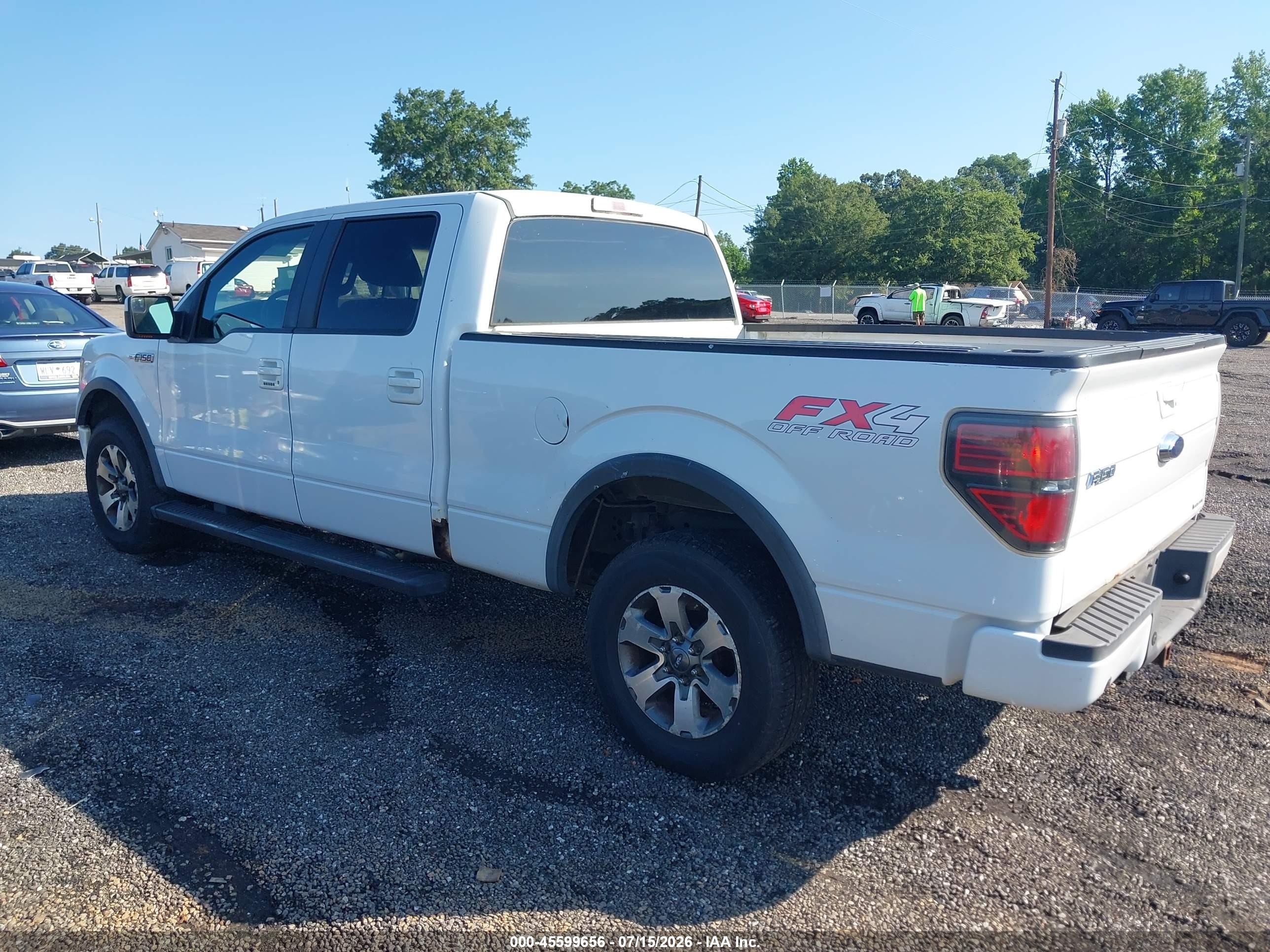 2011 Ford F-150 Fx4 White vin: 1FTFW1EF1BFC61469