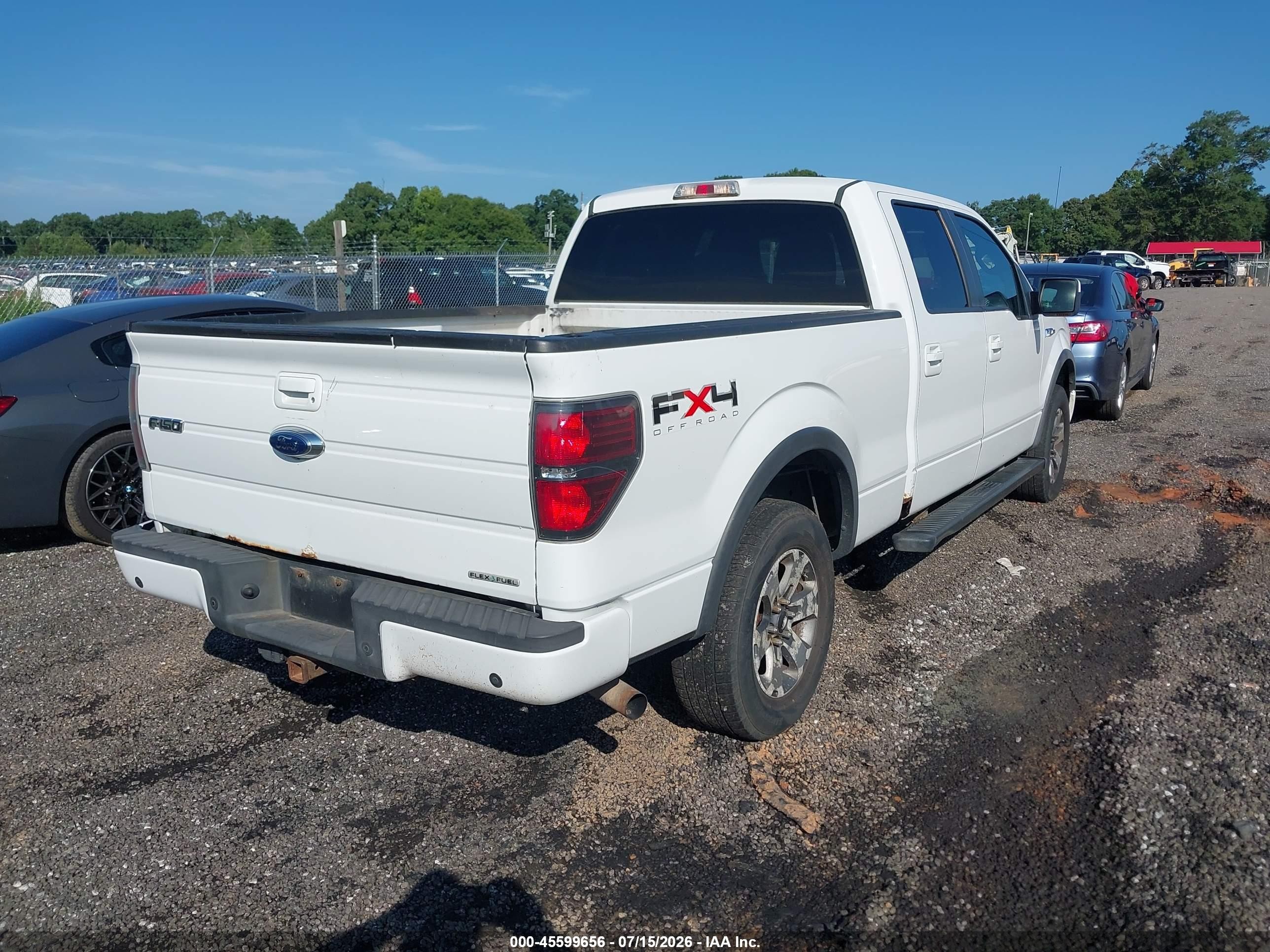 2011 Ford F-150 Fx4 White vin: 1FTFW1EF1BFC61469