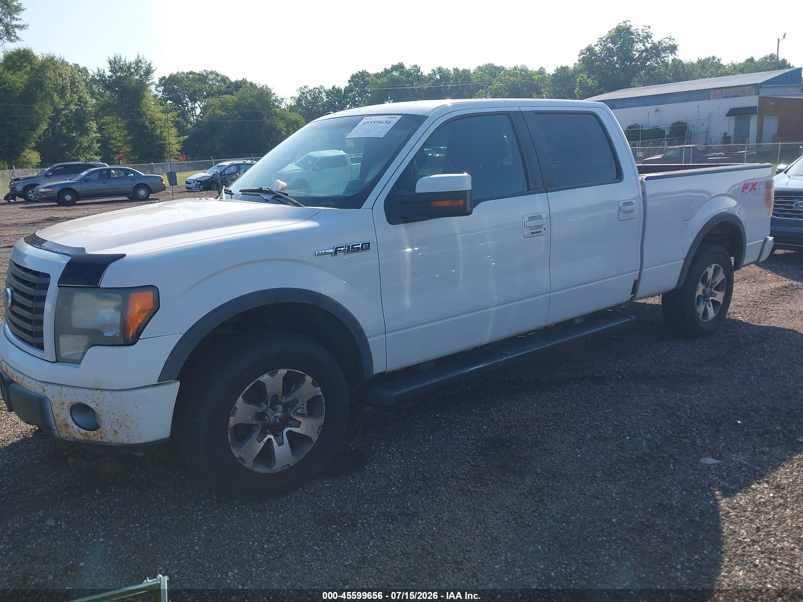 2011 Ford F-150 Fx4 White vin: 1FTFW1EF1BFC61469