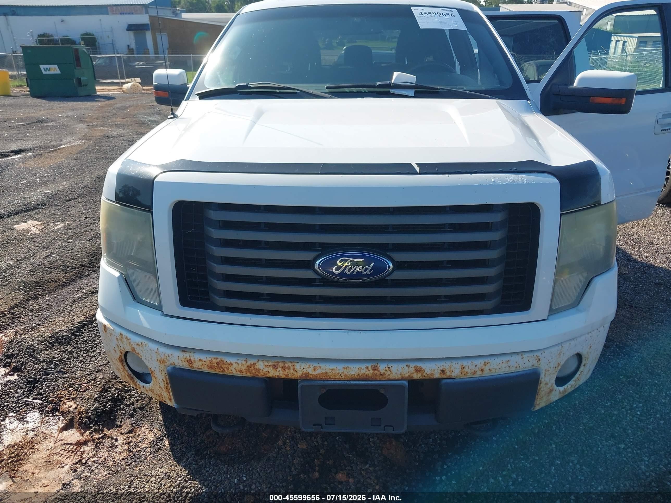 2011 Ford F-150 Fx4 White vin: 1FTFW1EF1BFC61469