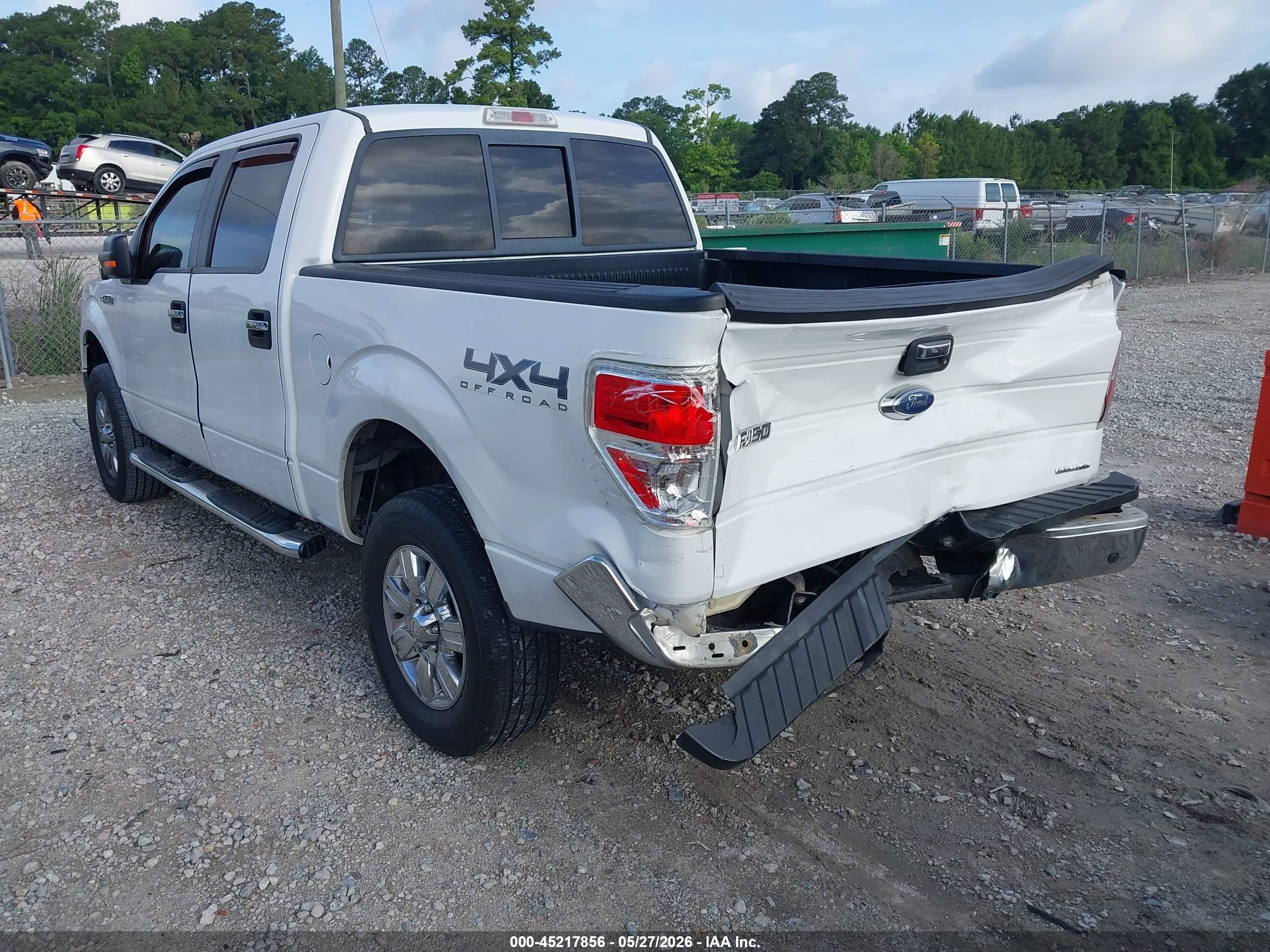 2011 Ford F-150 Xlt White vin: 1FTFW1EF1BFC69216