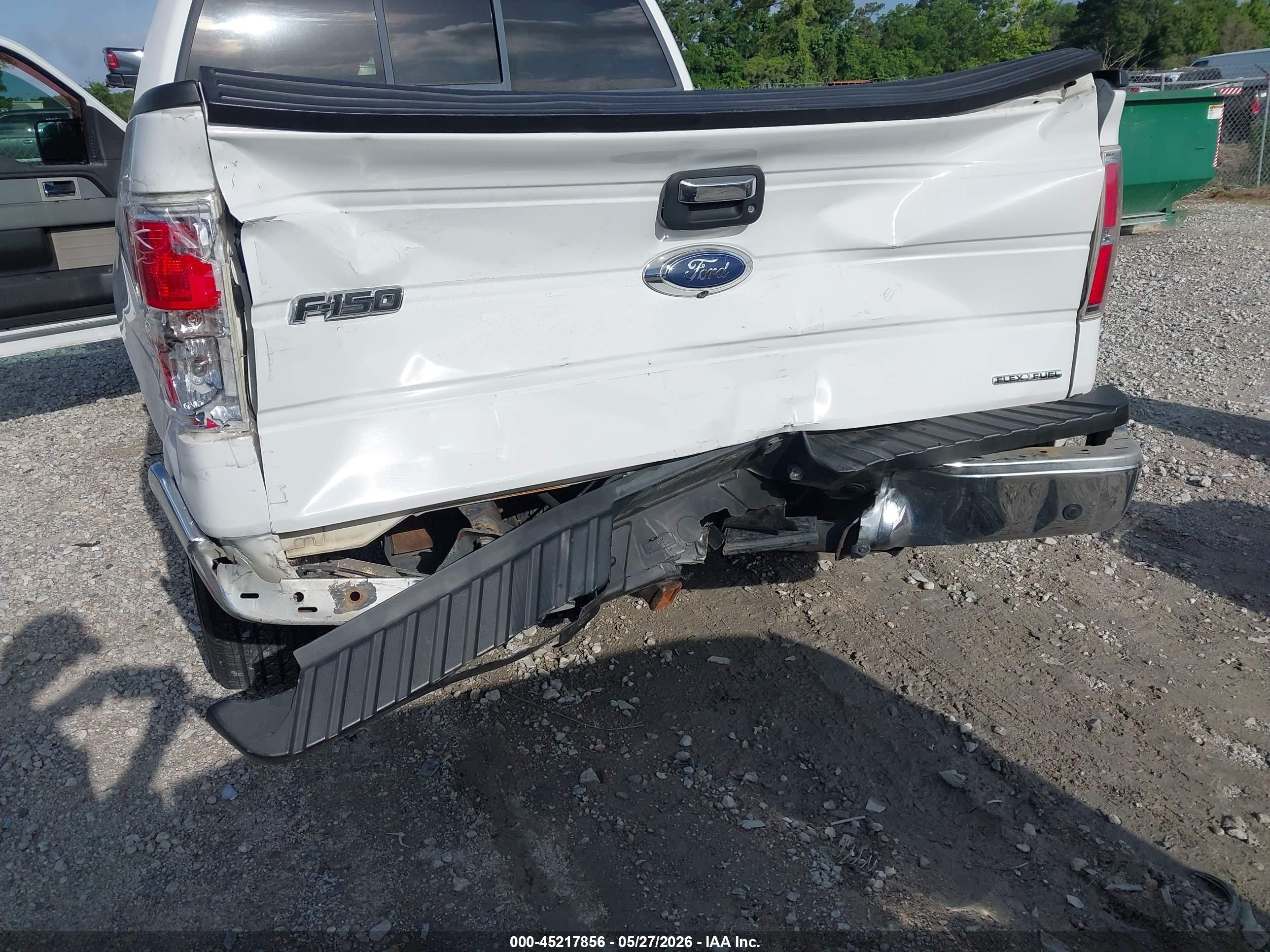 2011 Ford F-150 Xlt White vin: 1FTFW1EF1BFC69216