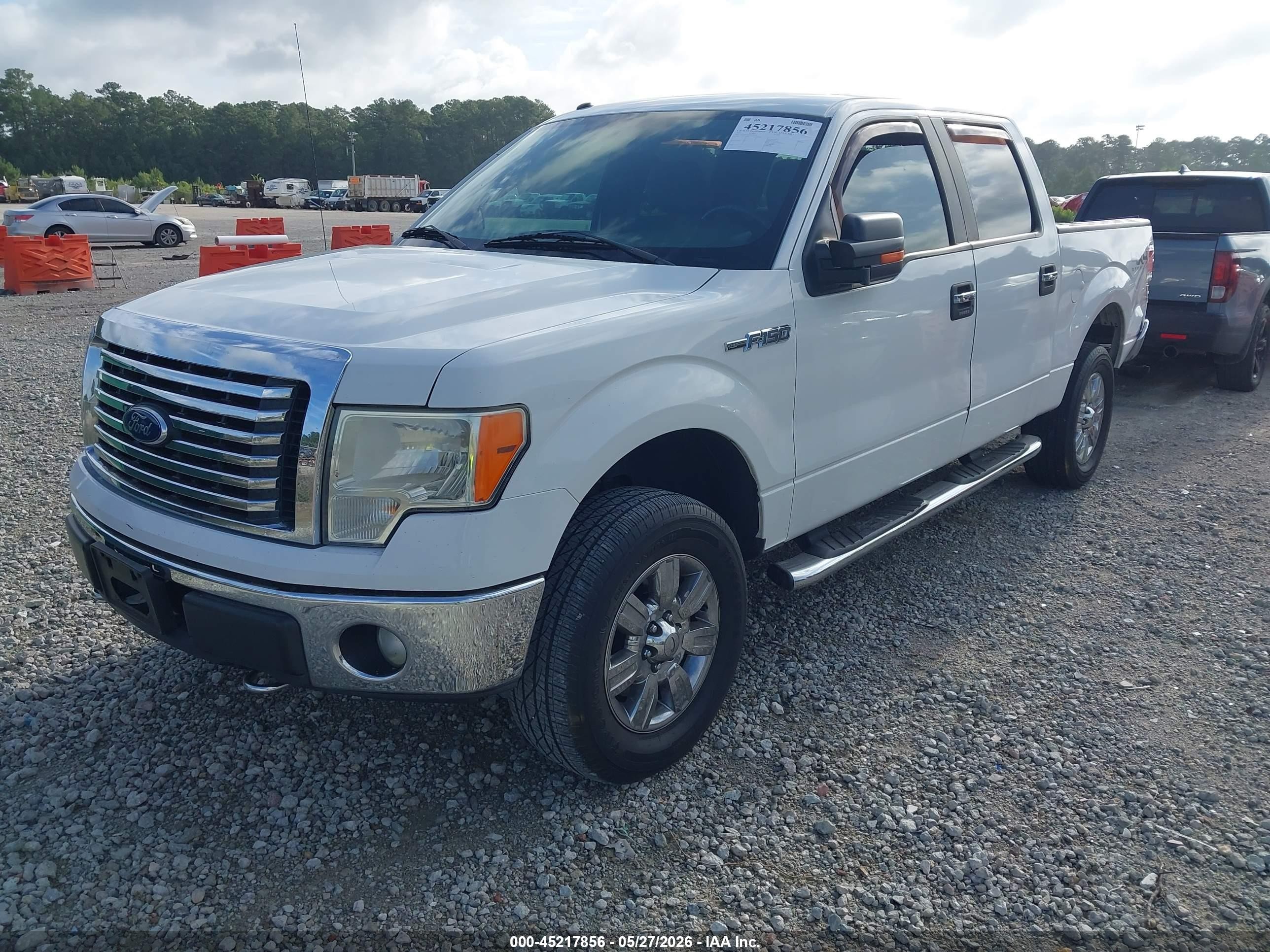 2011 Ford F-150 Xlt White vin: 1FTFW1EF1BFC69216