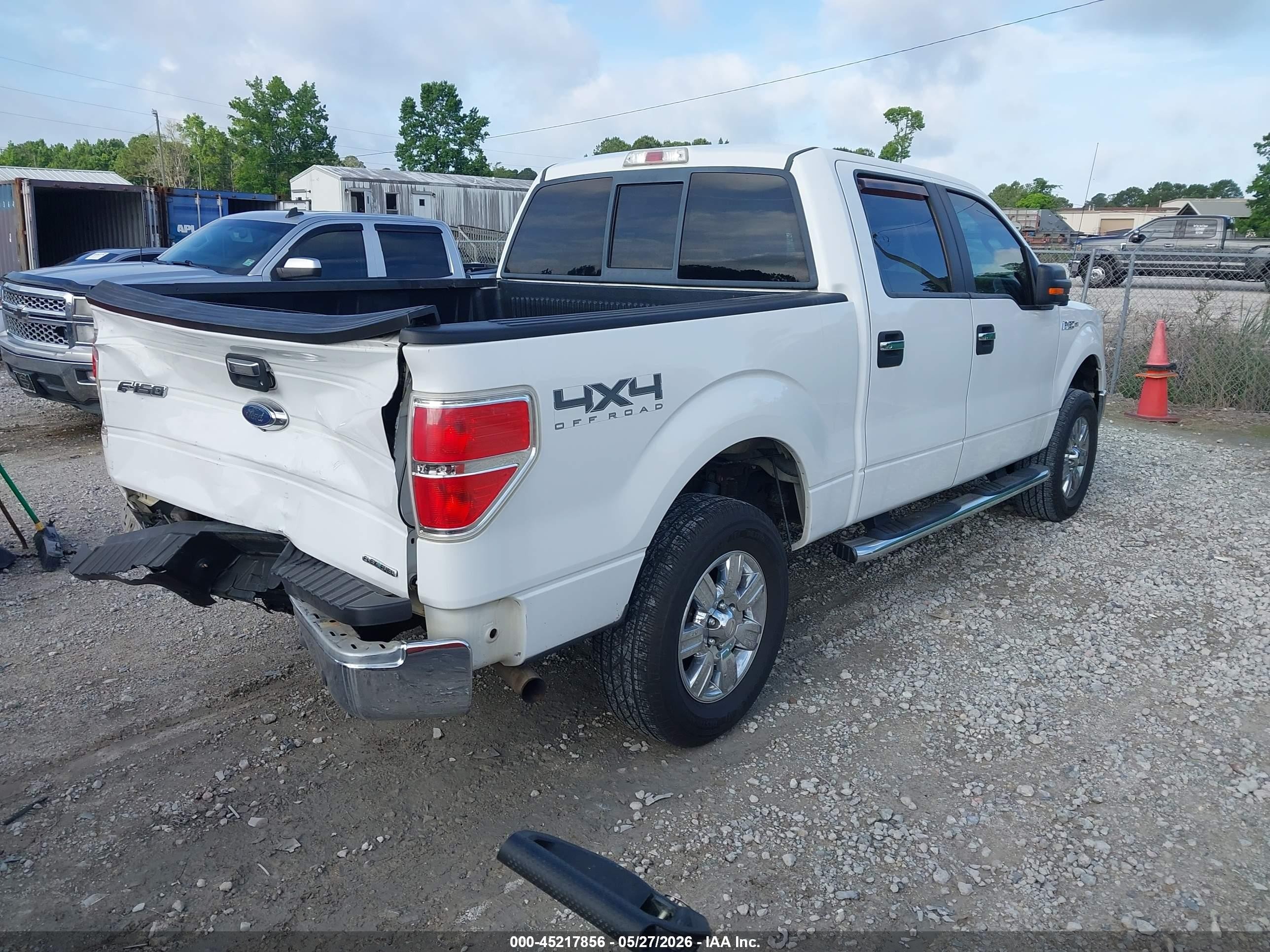 2011 Ford F-150 Xlt White vin: 1FTFW1EF1BFC69216
