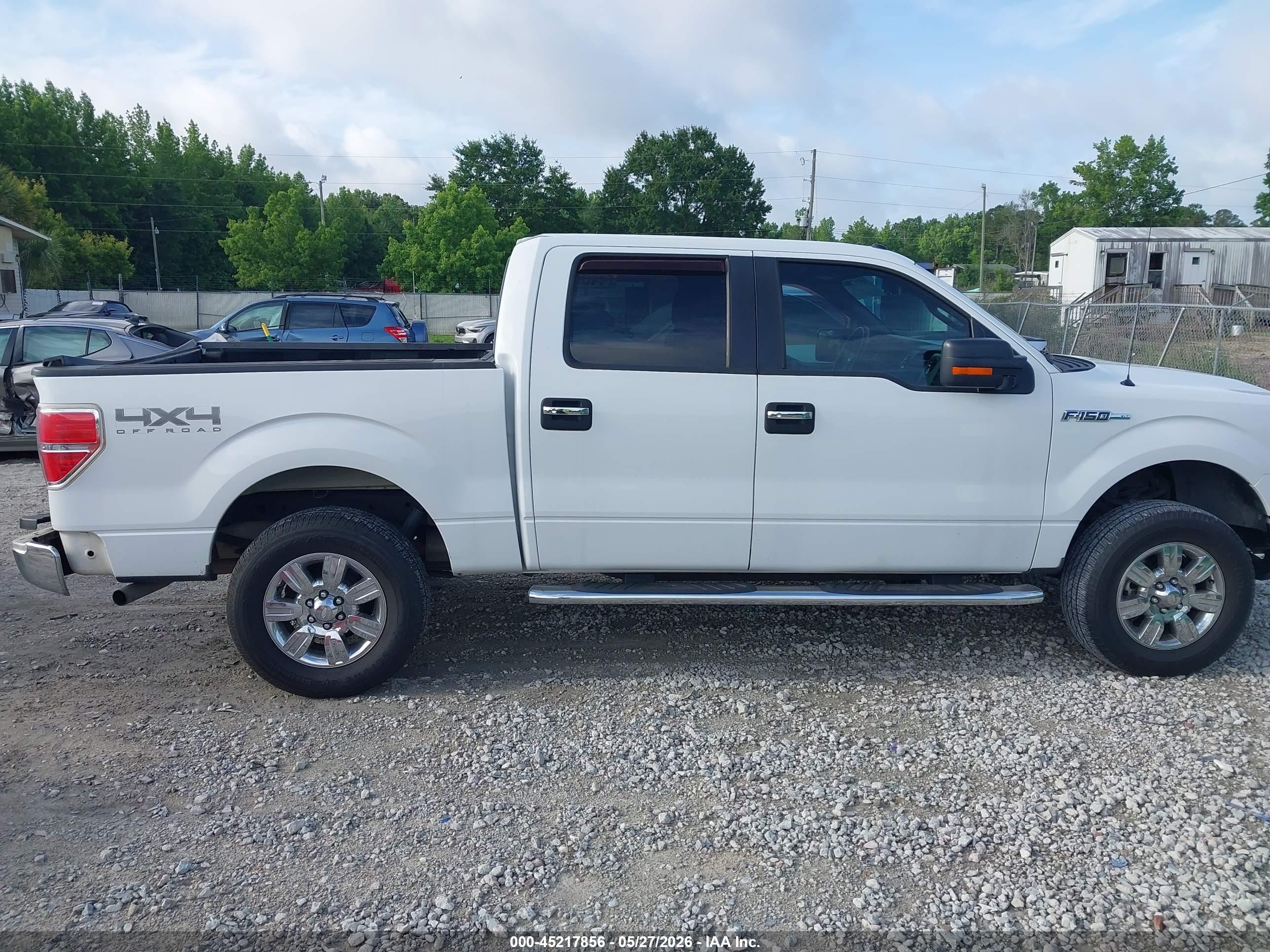 2011 Ford F-150 Xlt White vin: 1FTFW1EF1BFC69216