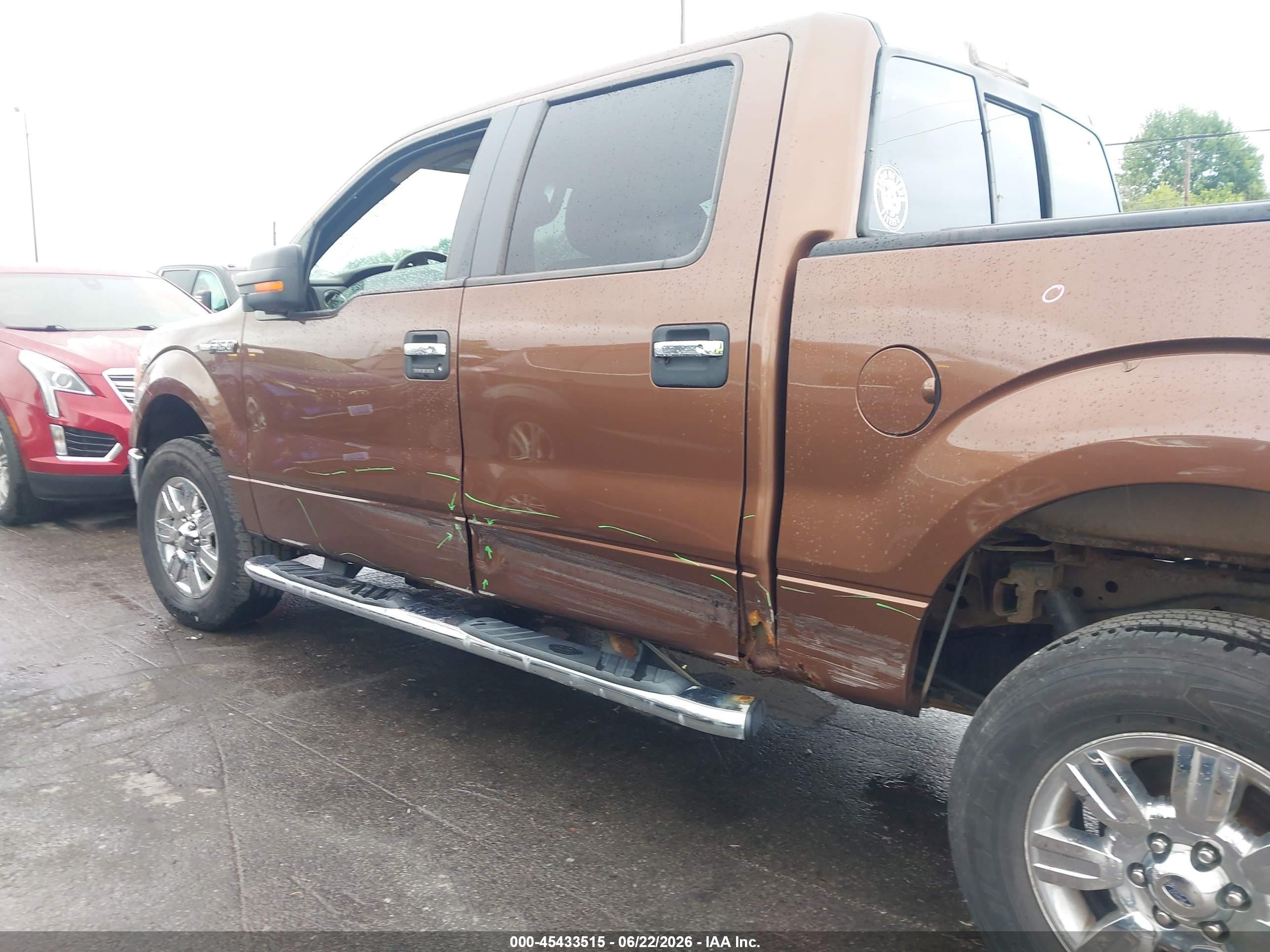 2011 Ford F-150 Fx4/king Ranch/lariat/platinum/xl/xlt Brown vin: 1FTFW1EF1BFC87635