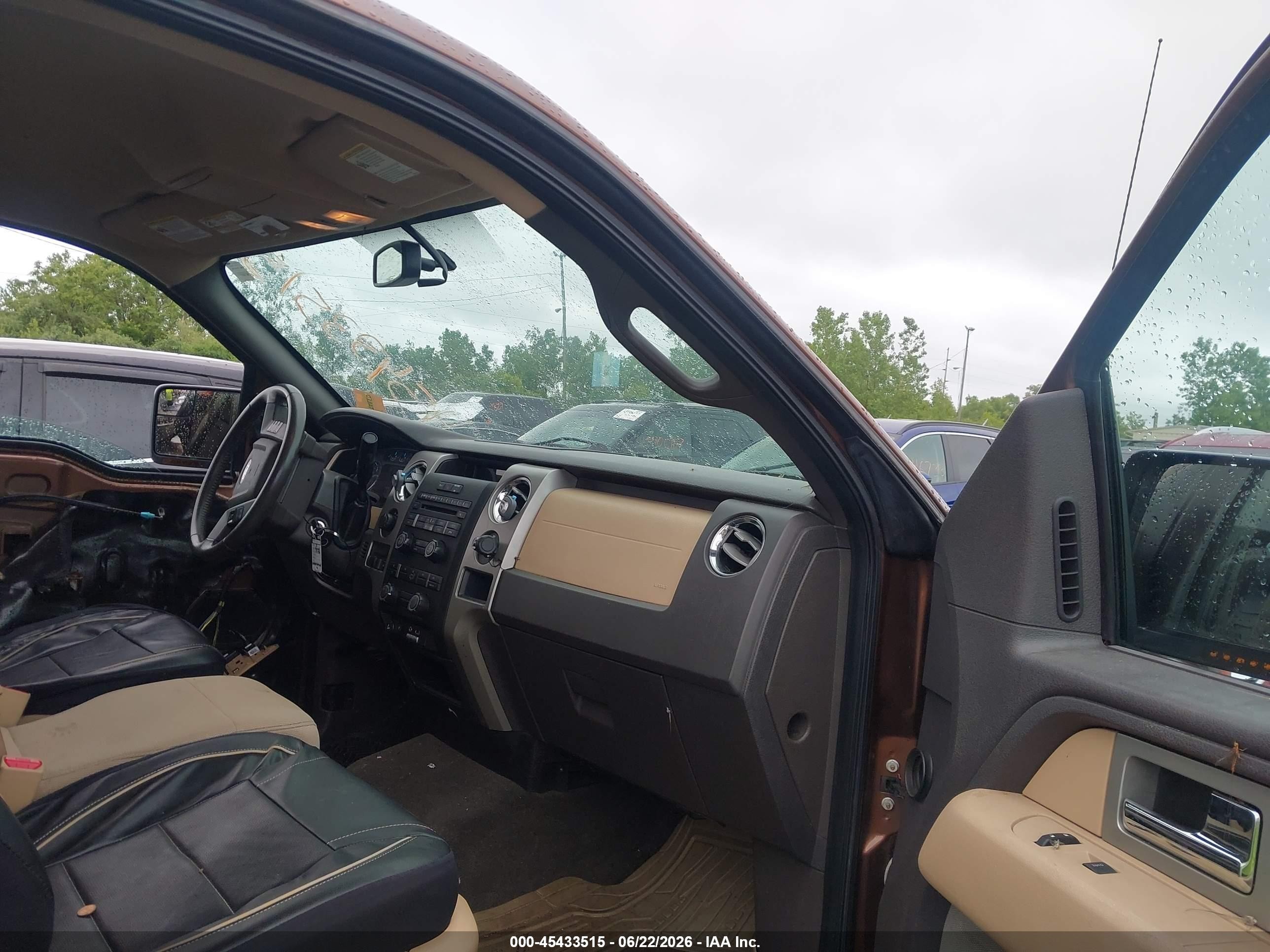 2011 Ford F-150 Fx4/king Ranch/lariat/platinum/xl/xlt Brown vin: 1FTFW1EF1BFC87635