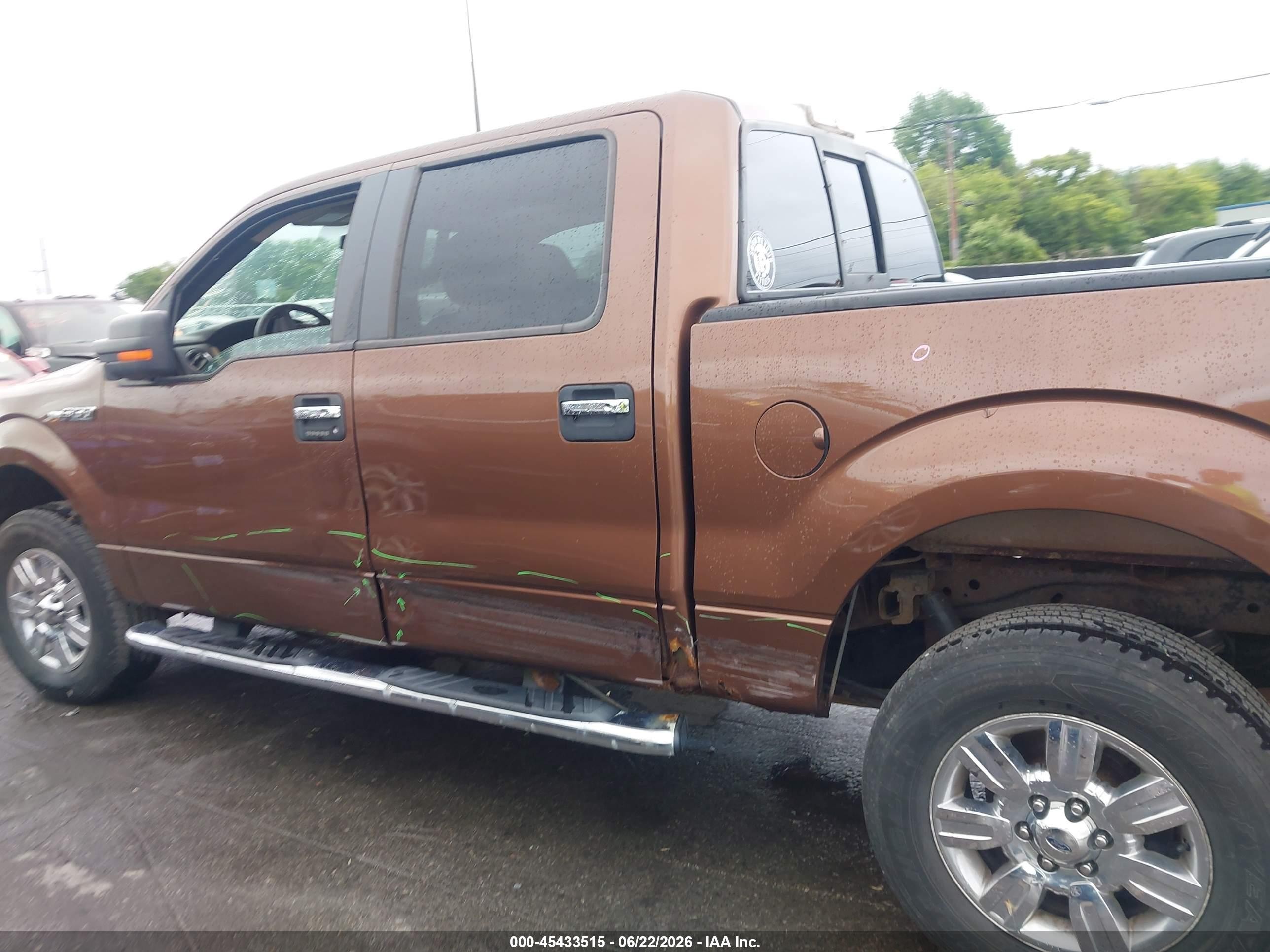2011 Ford F-150 Fx4/king Ranch/lariat/platinum/xl/xlt Brown vin: 1FTFW1EF1BFC87635