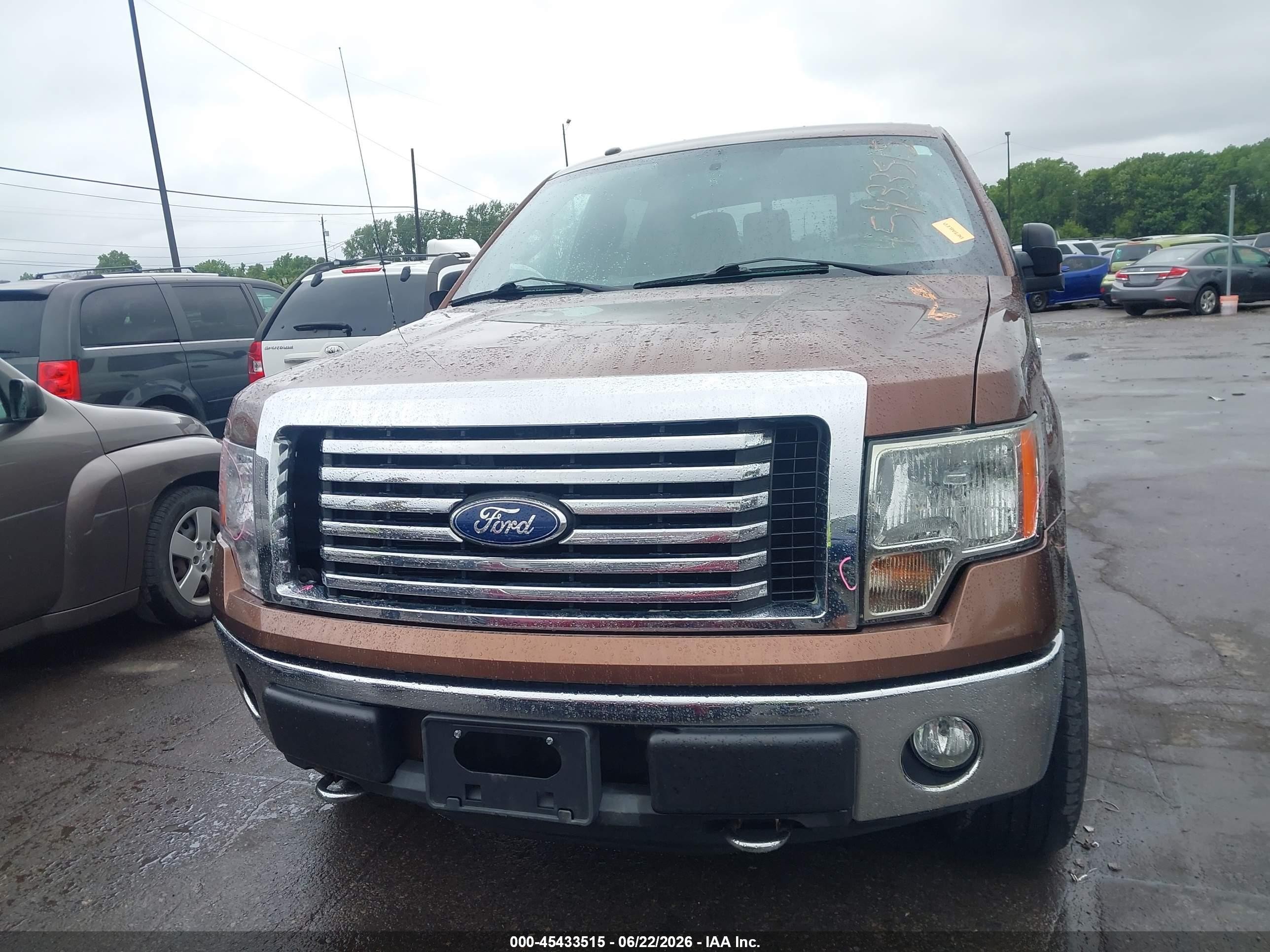 2011 Ford F-150 Fx4/king Ranch/lariat/platinum/xl/xlt Brown vin: 1FTFW1EF1BFC87635
