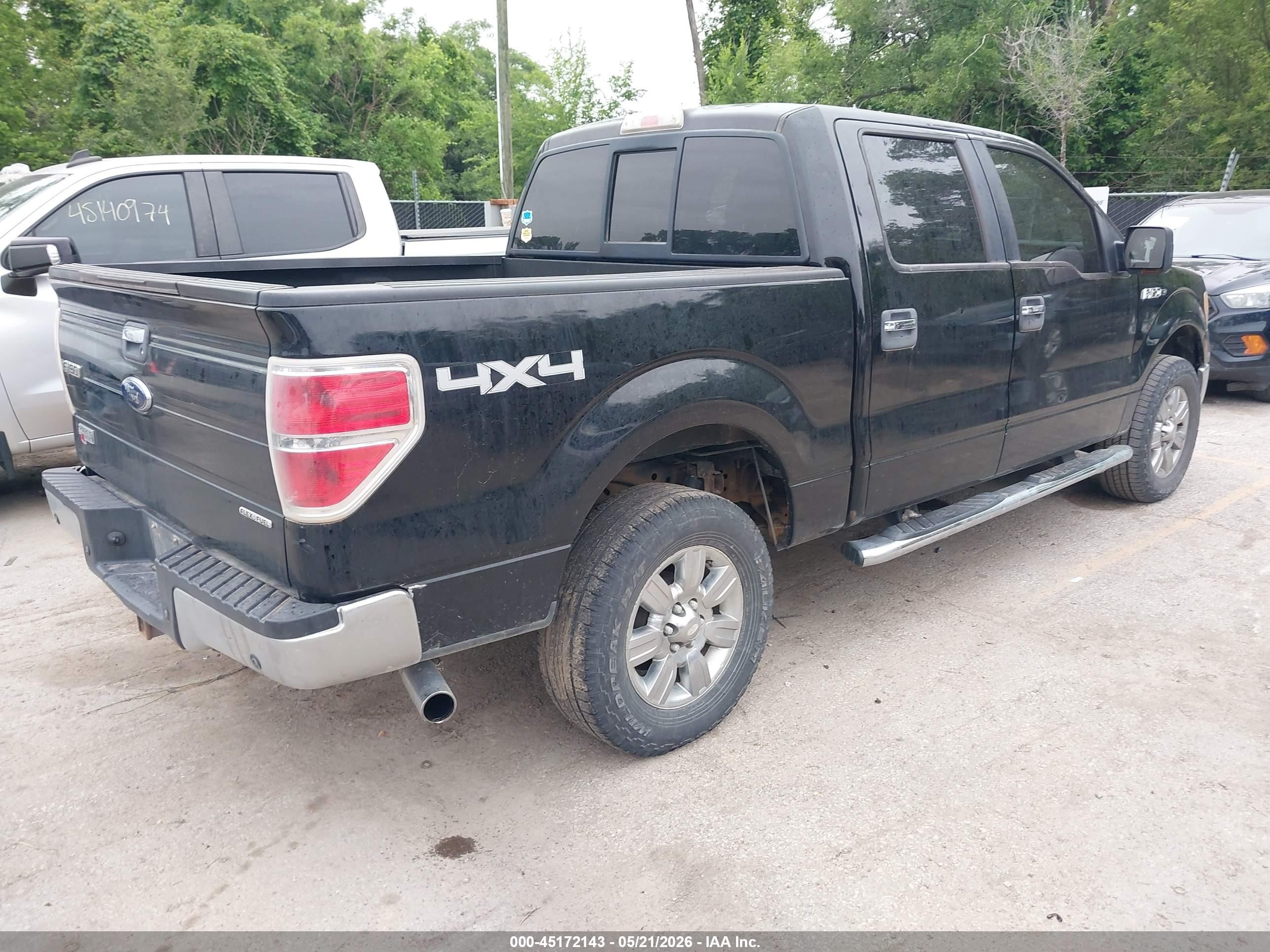 2011 Ford F-150 Xlt Black vin: 1FTFW1EF1BFD28099