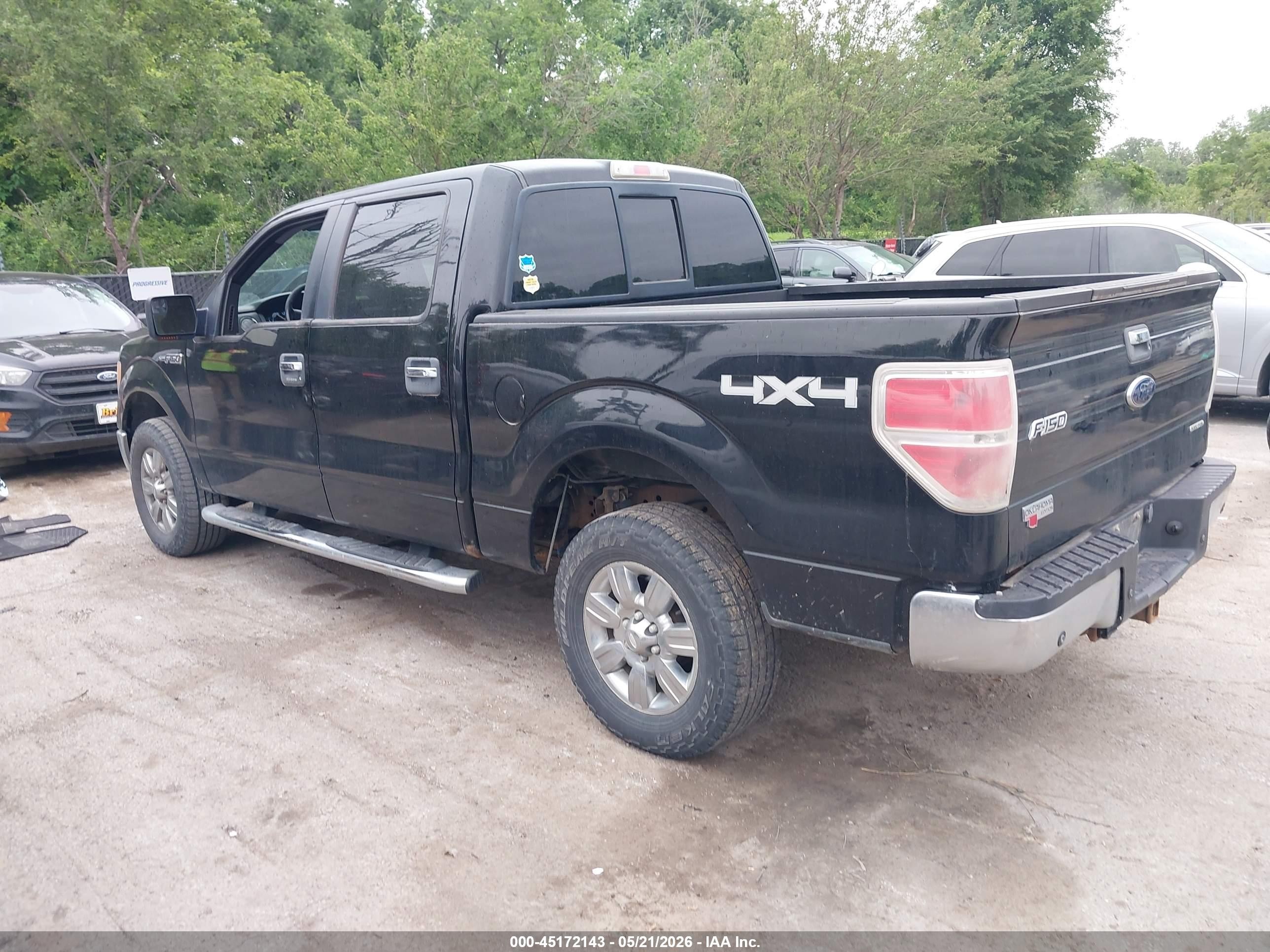2011 Ford F-150 Xlt Black vin: 1FTFW1EF1BFD28099