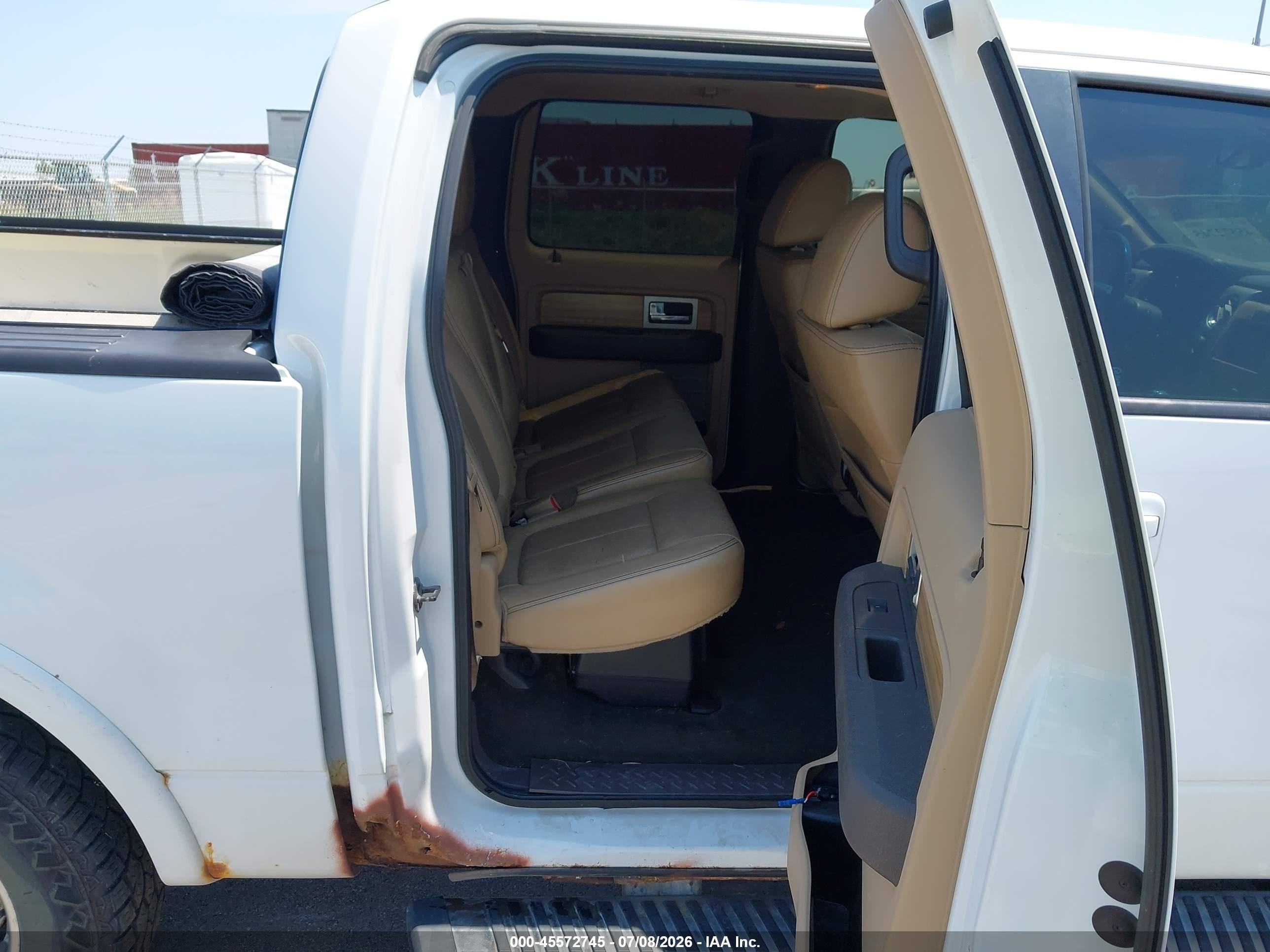 2011 Ford F-150 Fx4/king Ranch/lariat/platinum/xl/xlt White vin: 1FTFW1EF1BFD29348