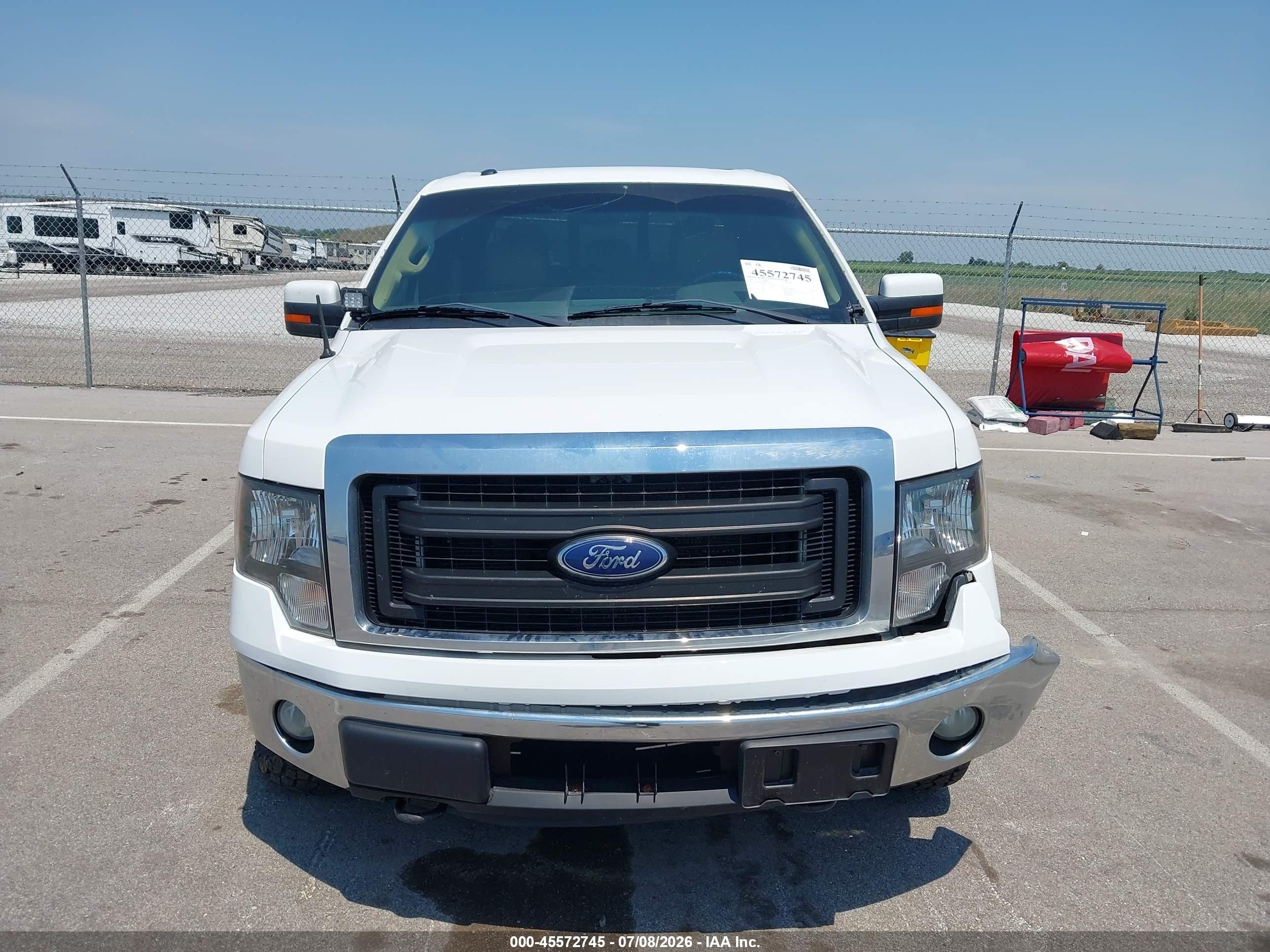2011 Ford F-150 Fx4/king Ranch/lariat/platinum/xl/xlt White vin: 1FTFW1EF1BFD29348