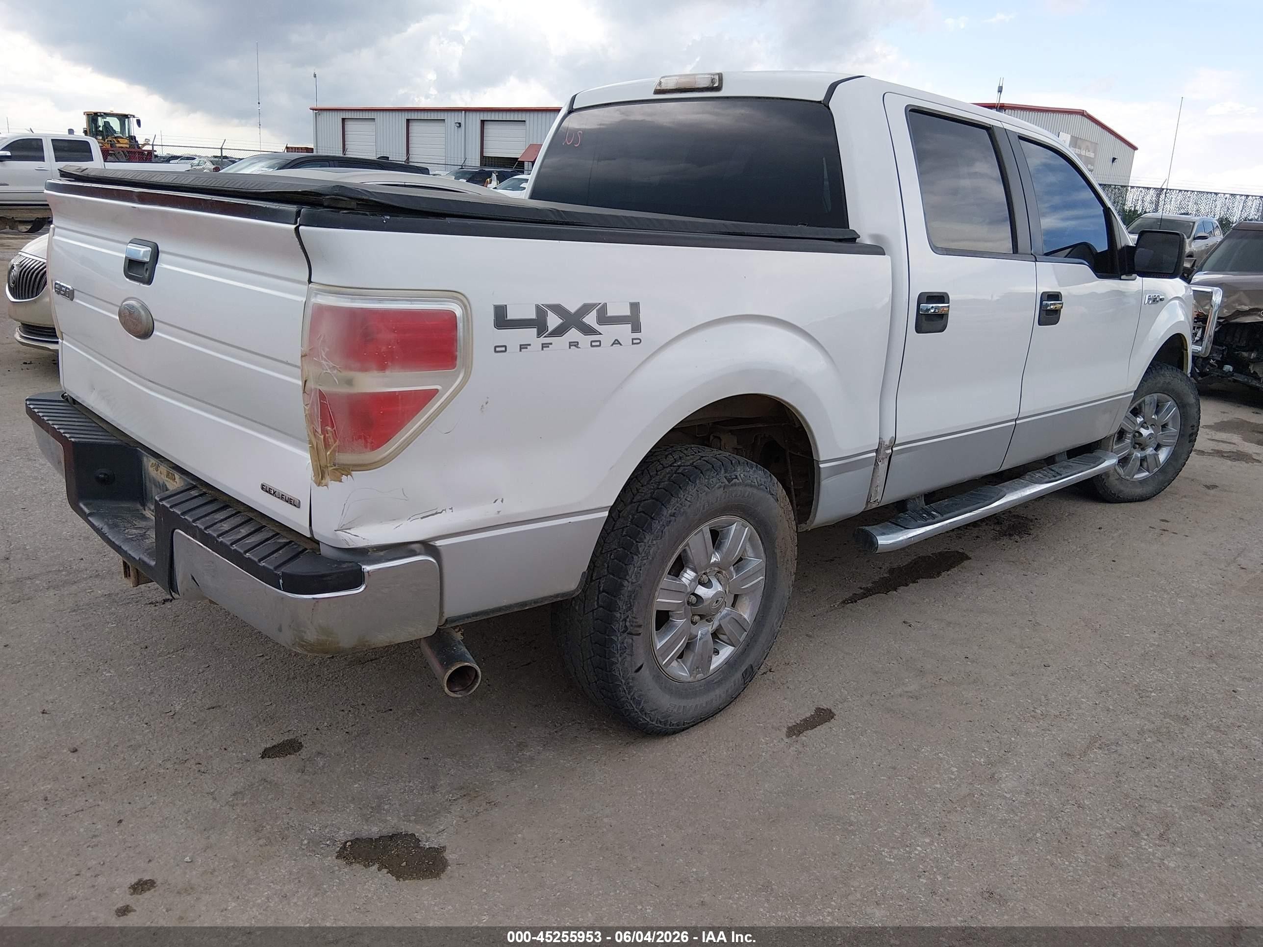 2011 Ford F-150 Xlt White vin: 1FTFW1EF1BFD29768