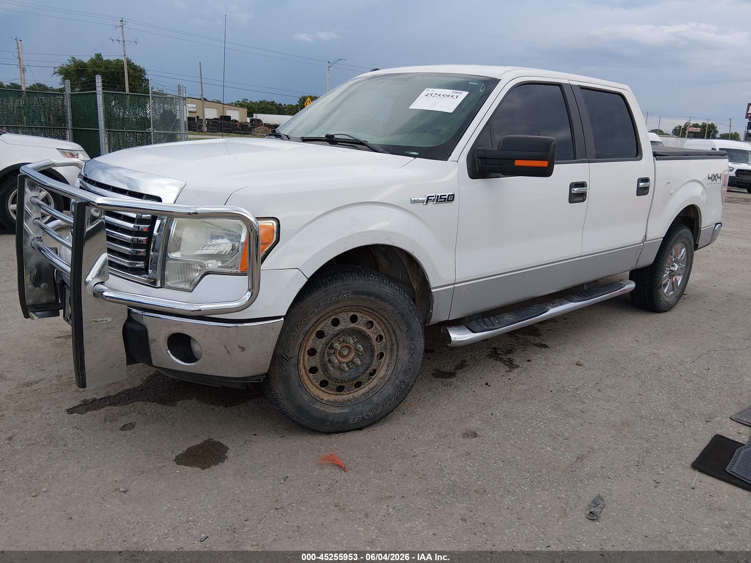 2011 Ford F-150 Xlt White vin: 1FTFW1EF1BFD29768