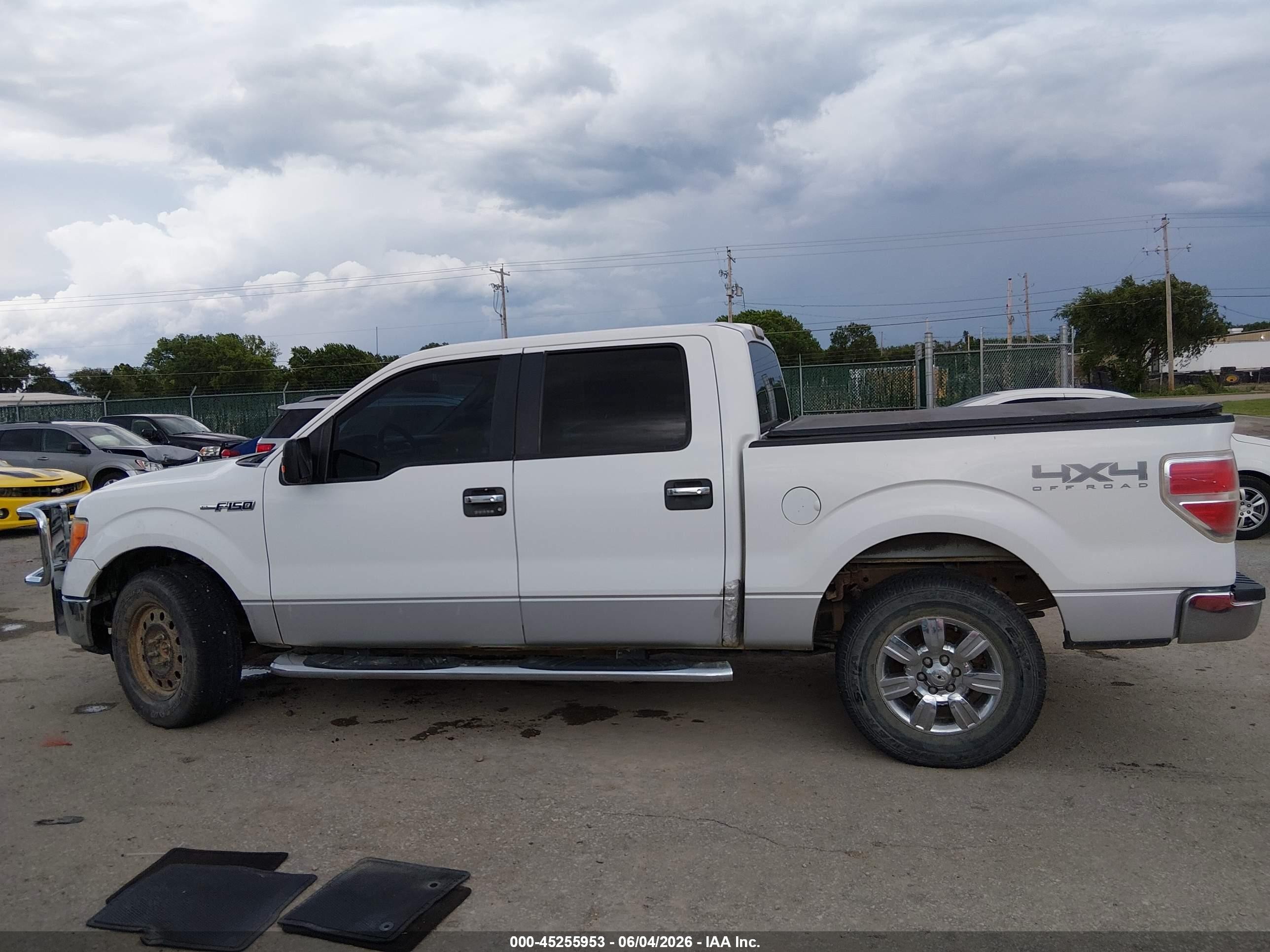 2011 Ford F-150 Xlt White vin: 1FTFW1EF1BFD29768