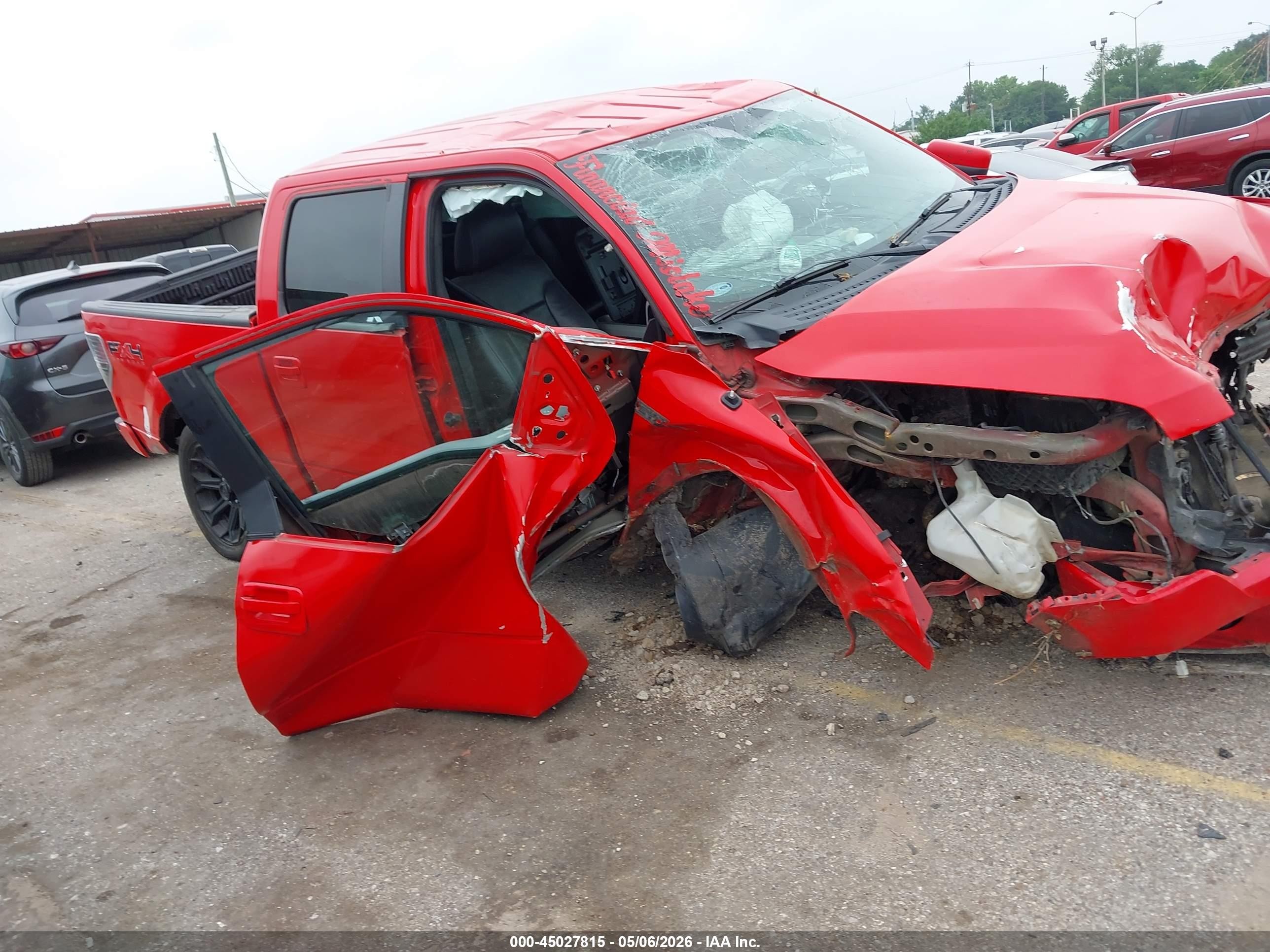 2011 Ford F-150 Fx4 Red vin: 1FTFW1EF1BKE09059