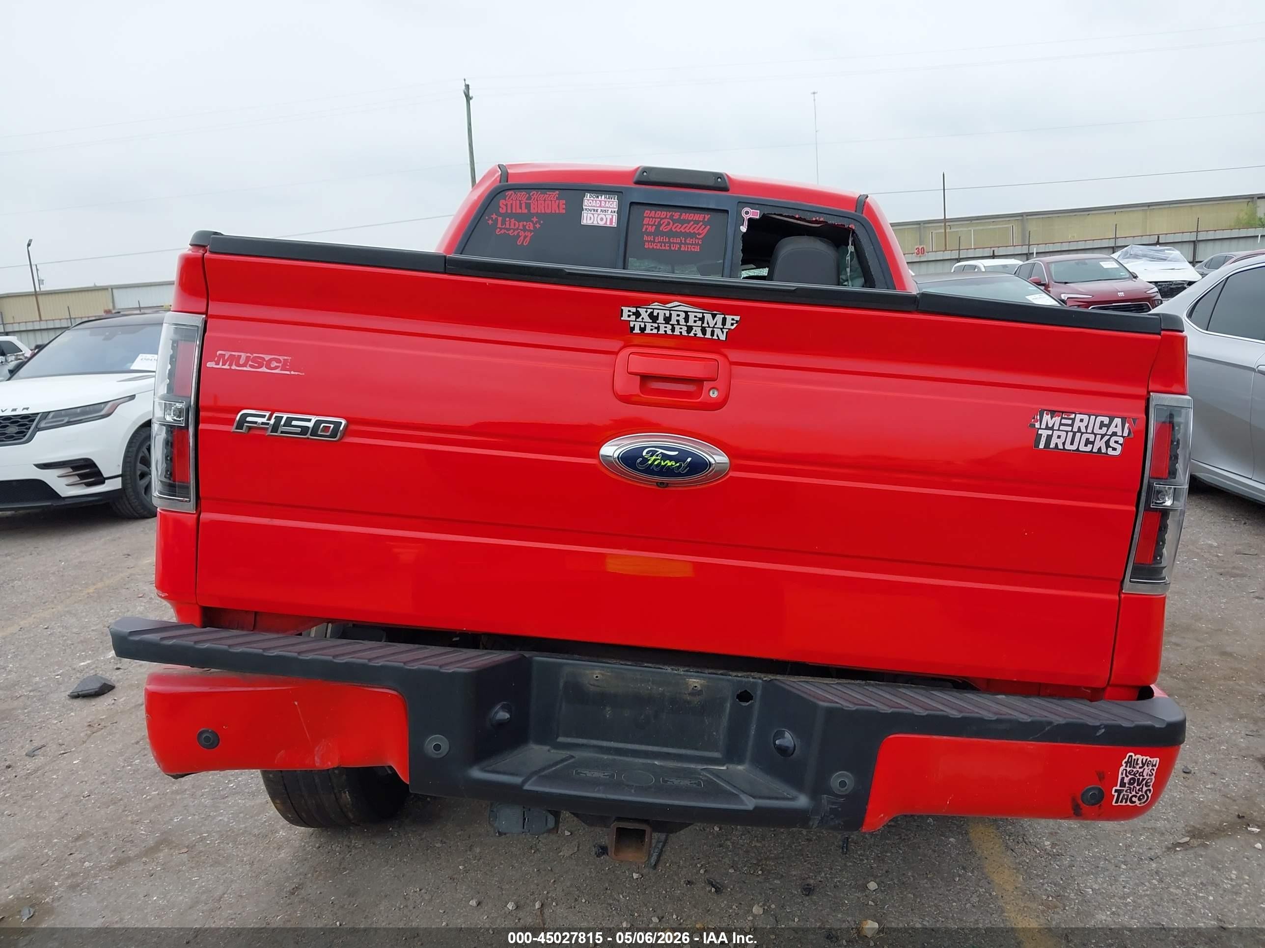 2011 Ford F-150 Fx4 Red vin: 1FTFW1EF1BKE09059
